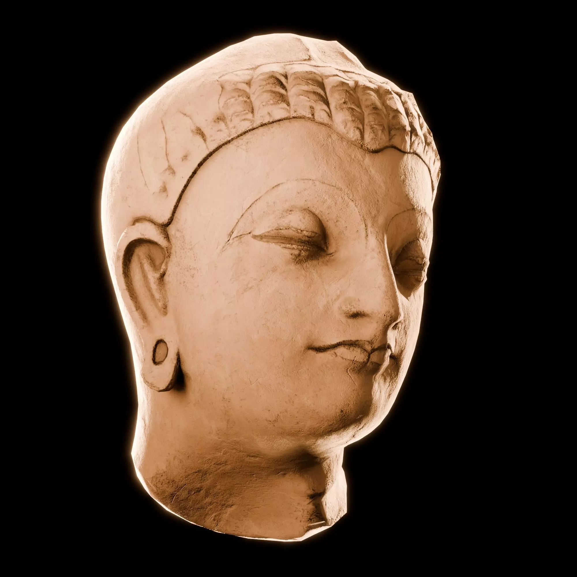 Nepal Buddhist Sculptures And Artifacts 3D Model Collection Low-poly 3D model_59