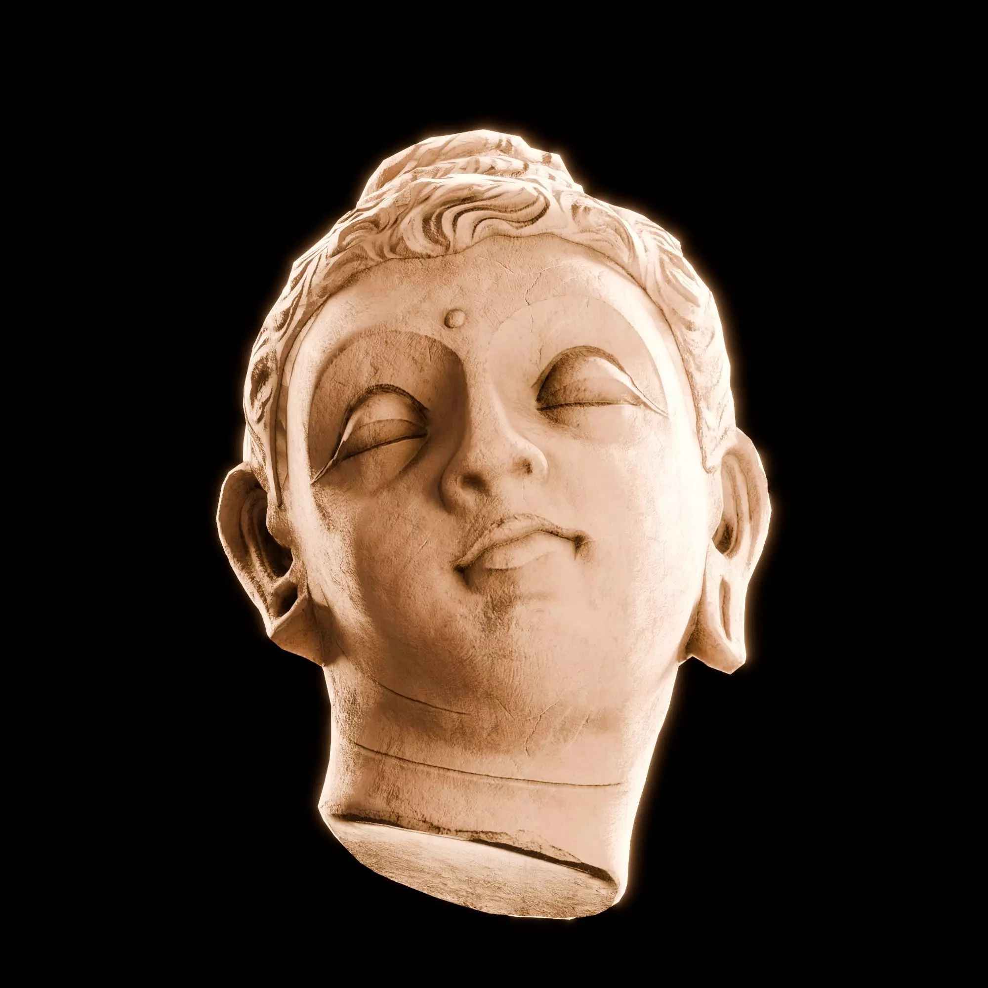 Nepal Buddhist Sculptures And Artifacts 3D Model Collection Low-poly 3D model_25