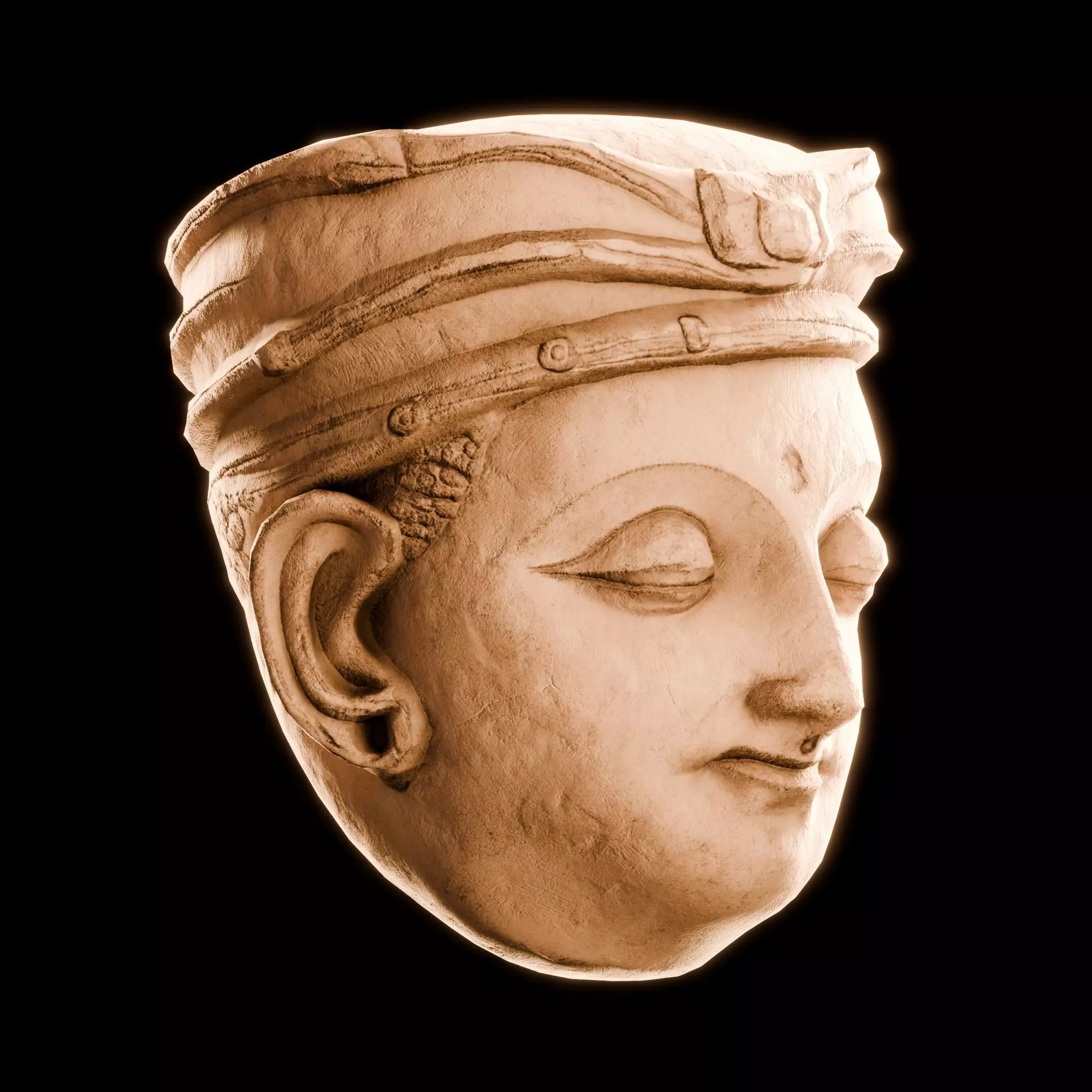 Nepal Buddhist Sculptures And Artifacts 3D Model Collection Low-poly 3D model_32