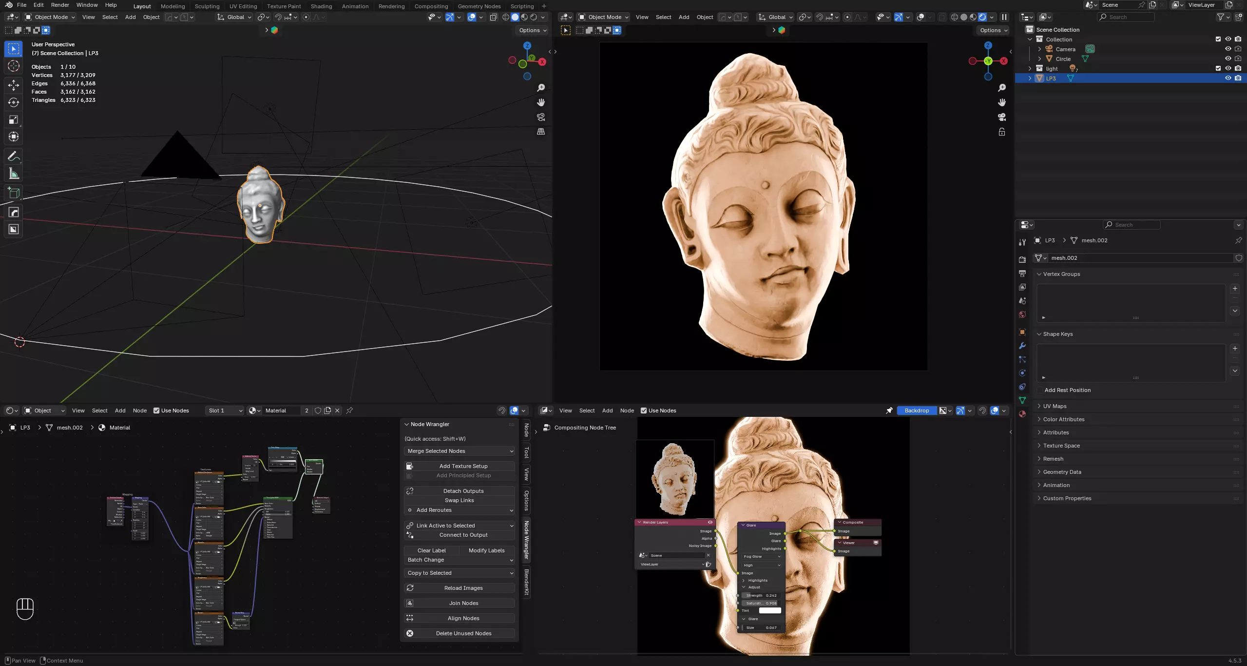 Nepal Buddhist Sculptures And Artifacts 3D Model Collection Low-poly 3D model_4