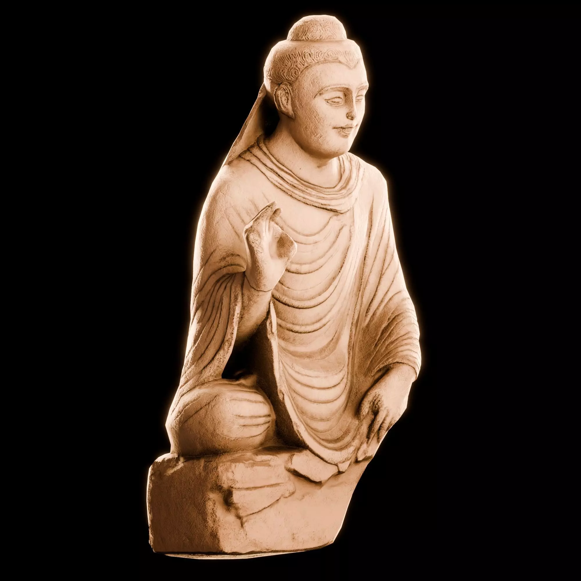 Nepal Buddhist Sculptures And Artifacts 3D Model Collection Low-poly 3D model_54