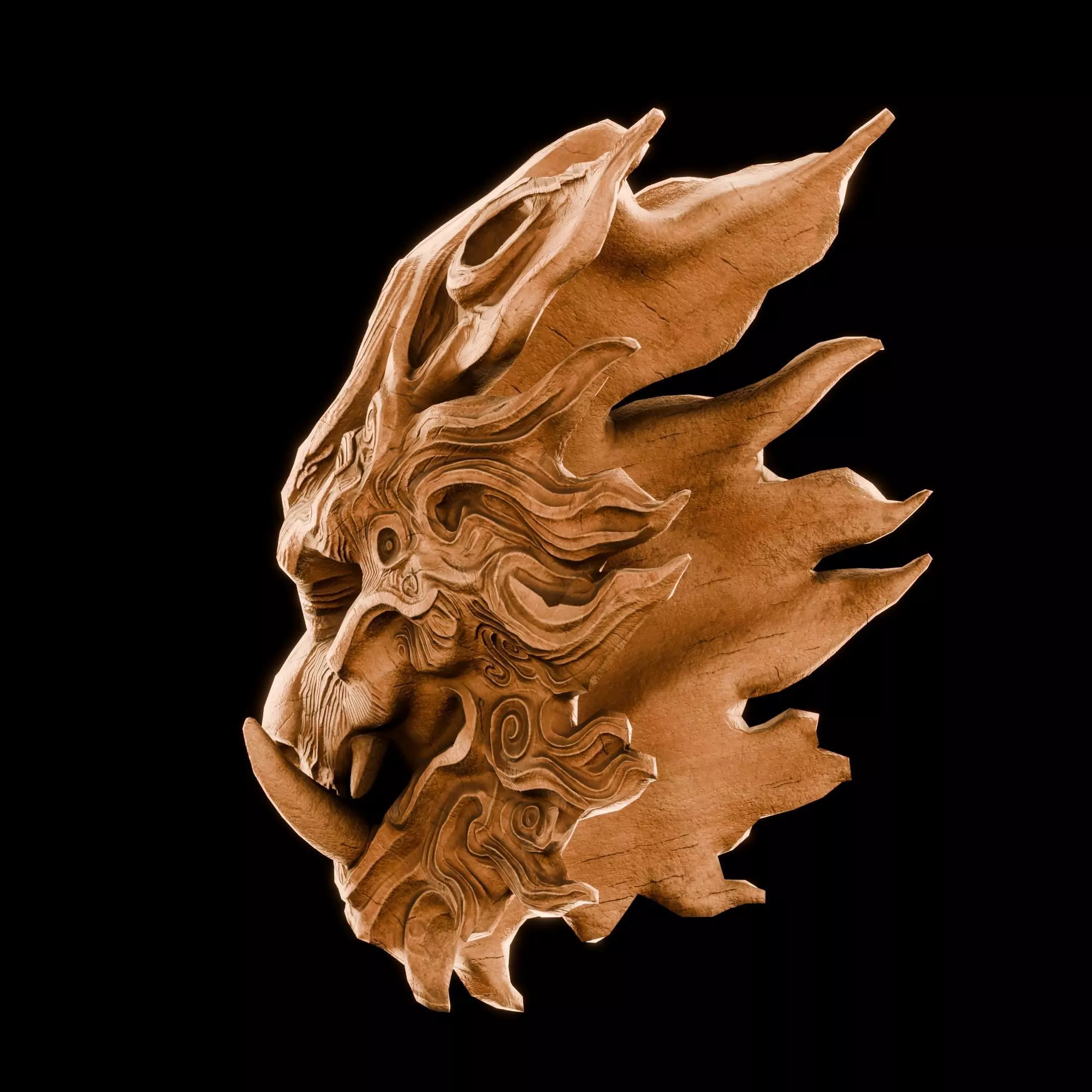 Nepal Buddhist Sculptures And Artifacts 3D Model Collection Low-poly 3D model_8