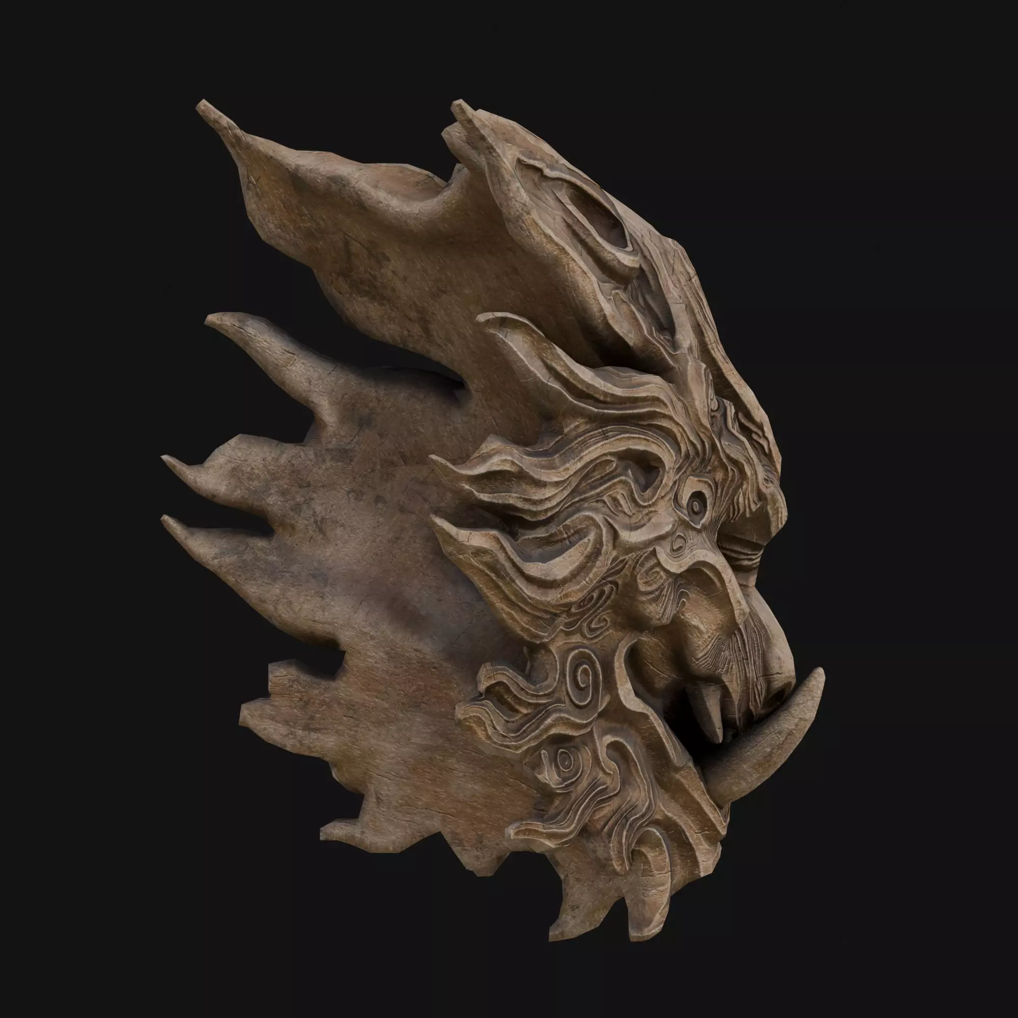 Nepal Buddhist Sculptures And Artifacts 3D Model Collection Low-poly 3D model_11