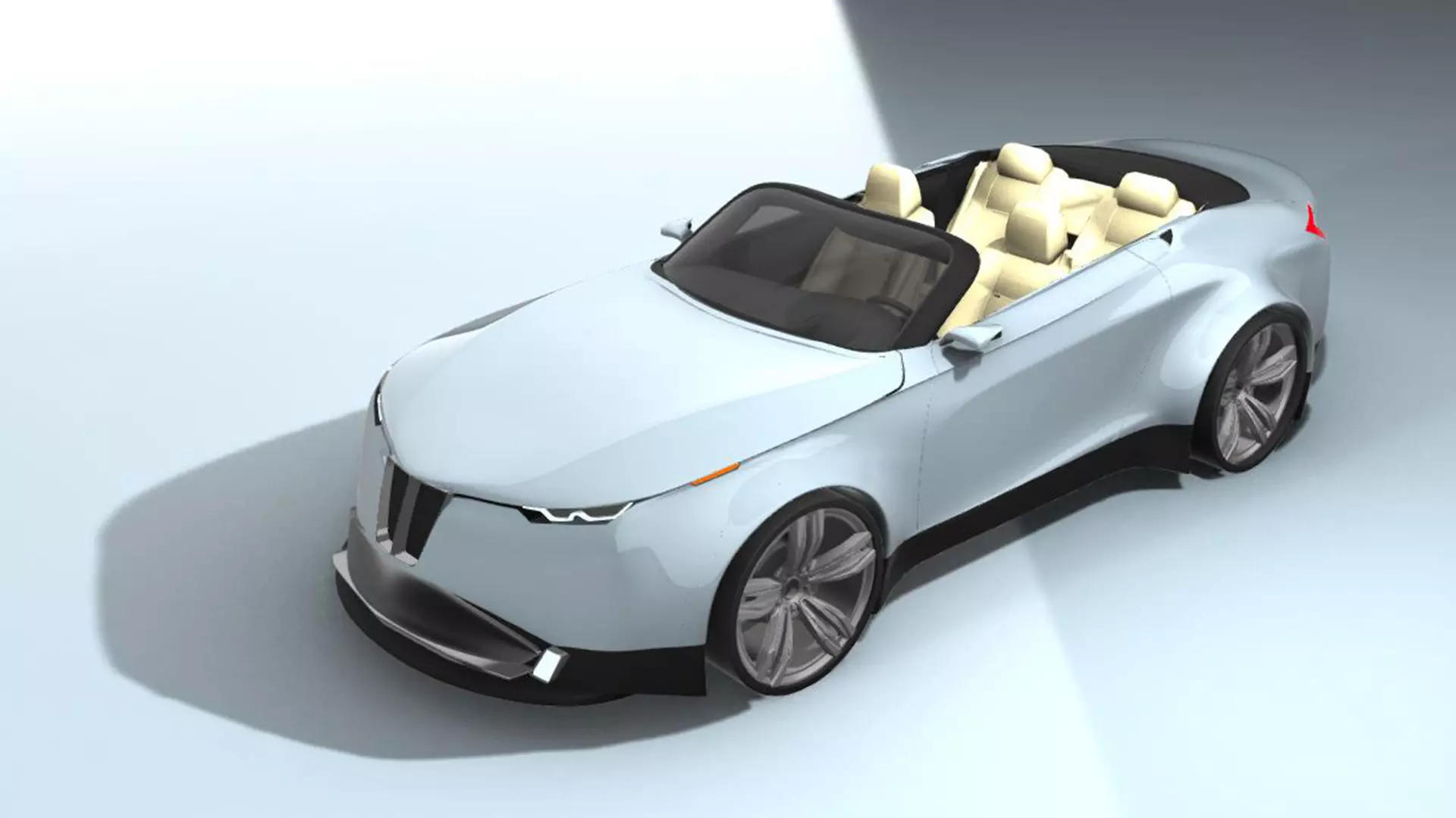 Cabrio Concept Car 3D model_3