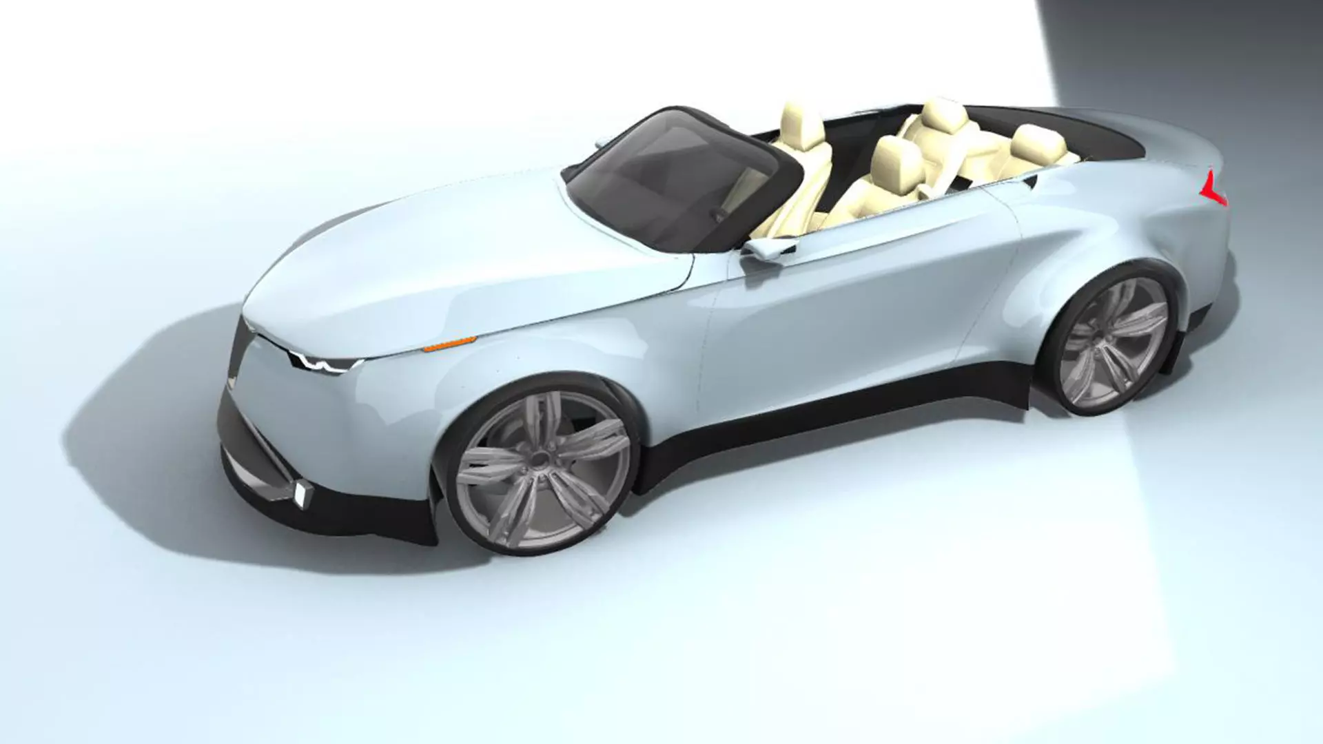 Cabrio Concept Car 3D model_8