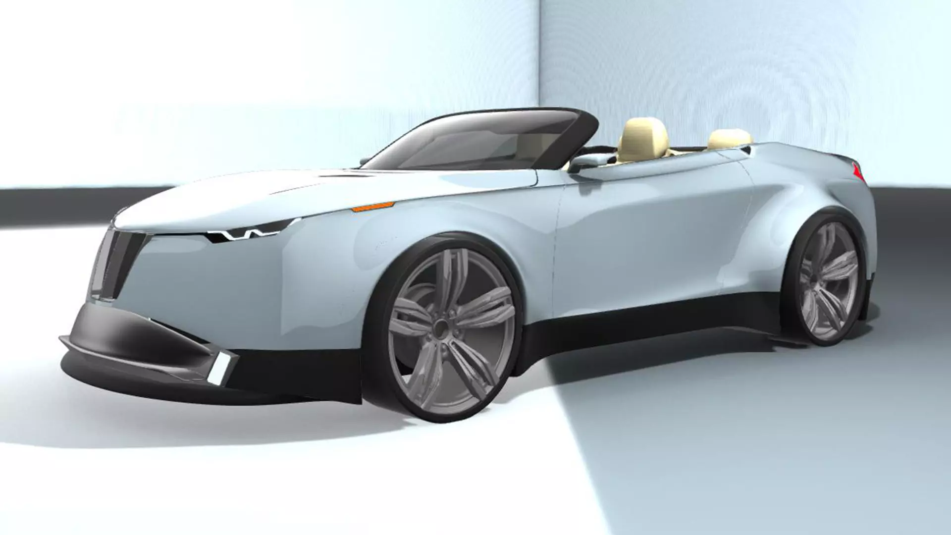 Cabrio Concept Car 3D model_7