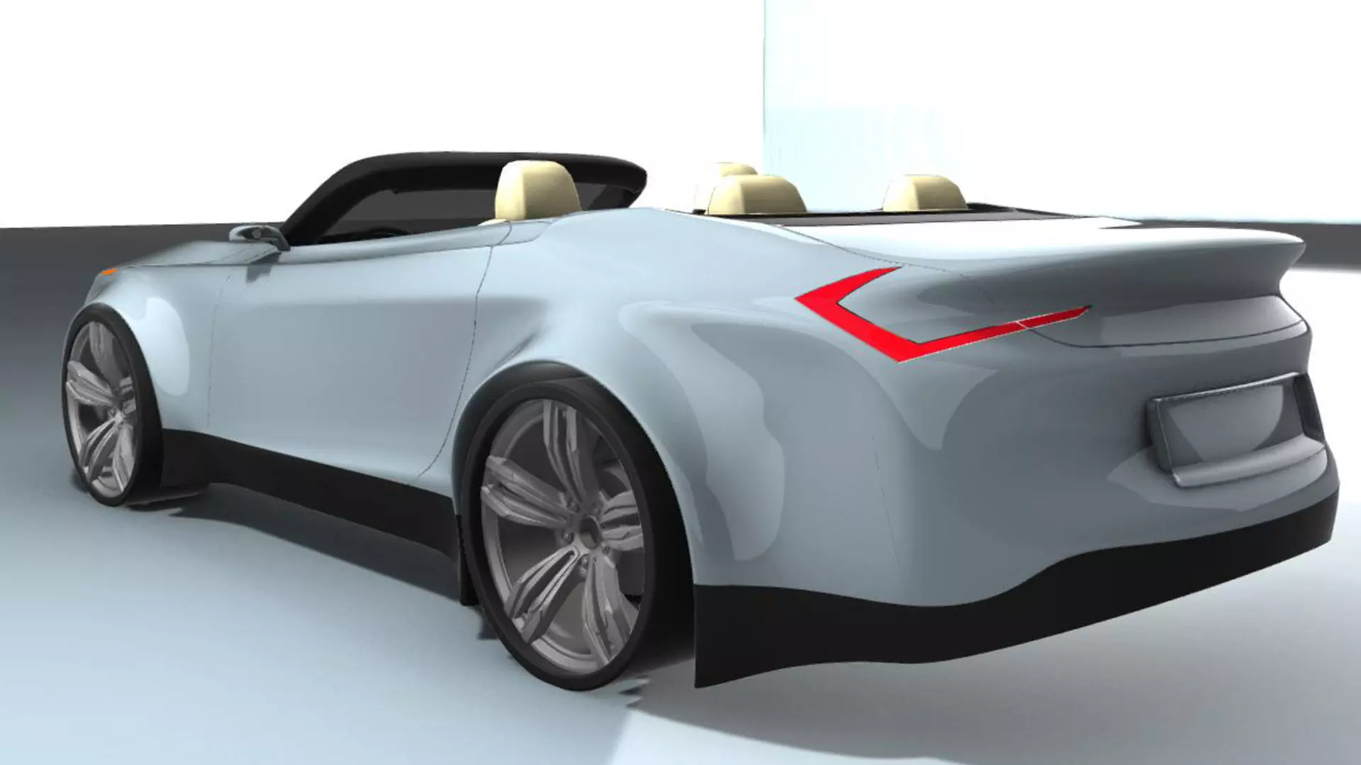 Cabrio Concept Car 3D model_4