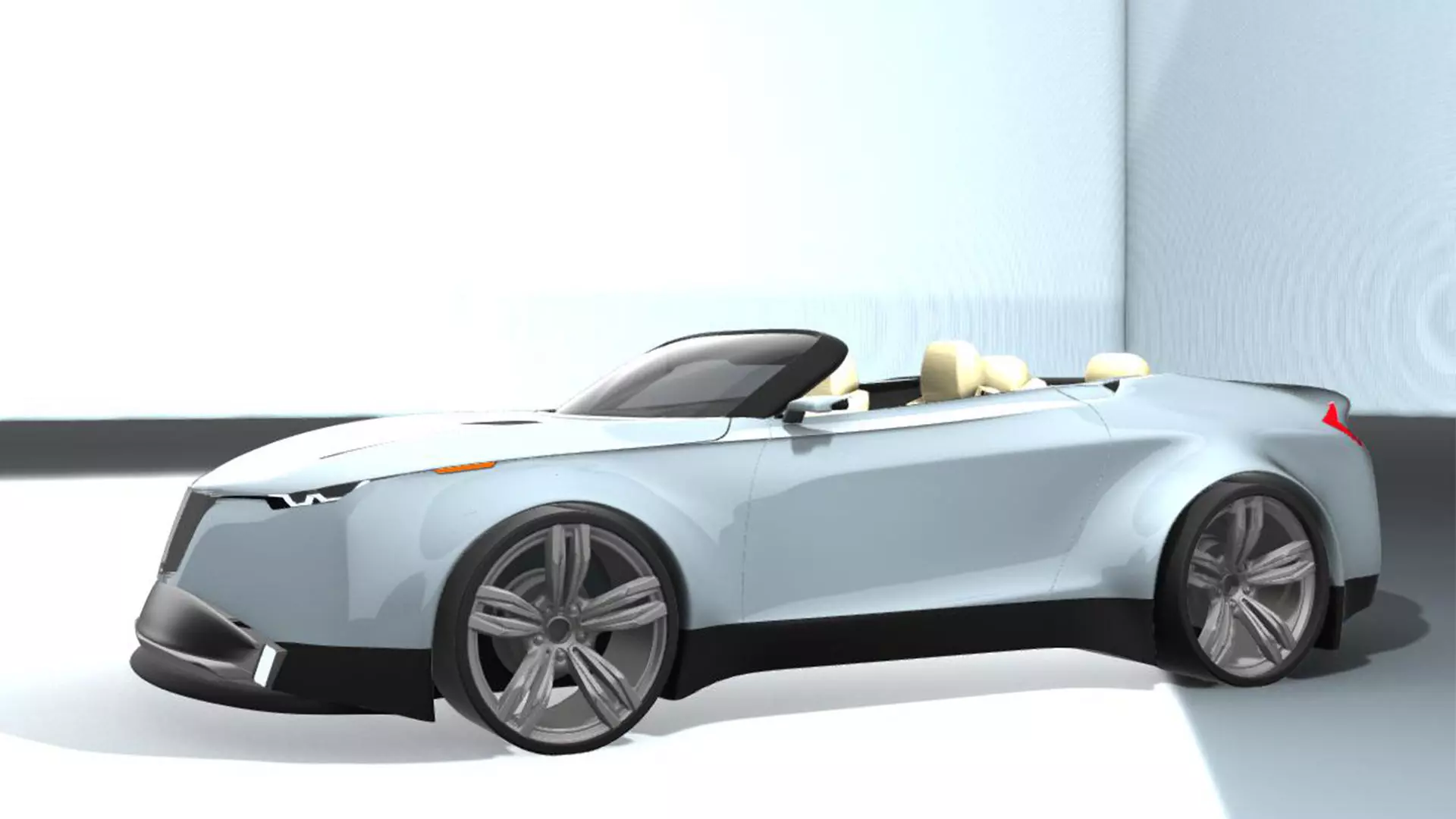 Cabrio Concept Car 3D model_0