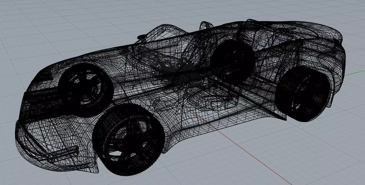 Cabrio Concept Car 3D model_11