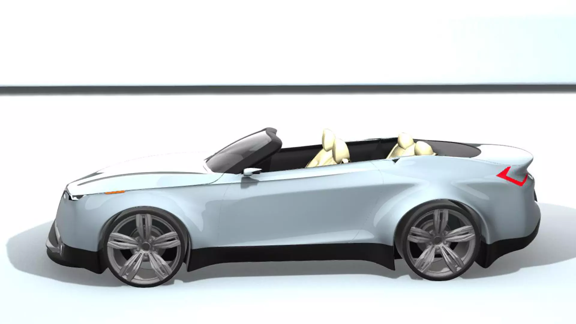 Cabrio Concept Car 3D model_1