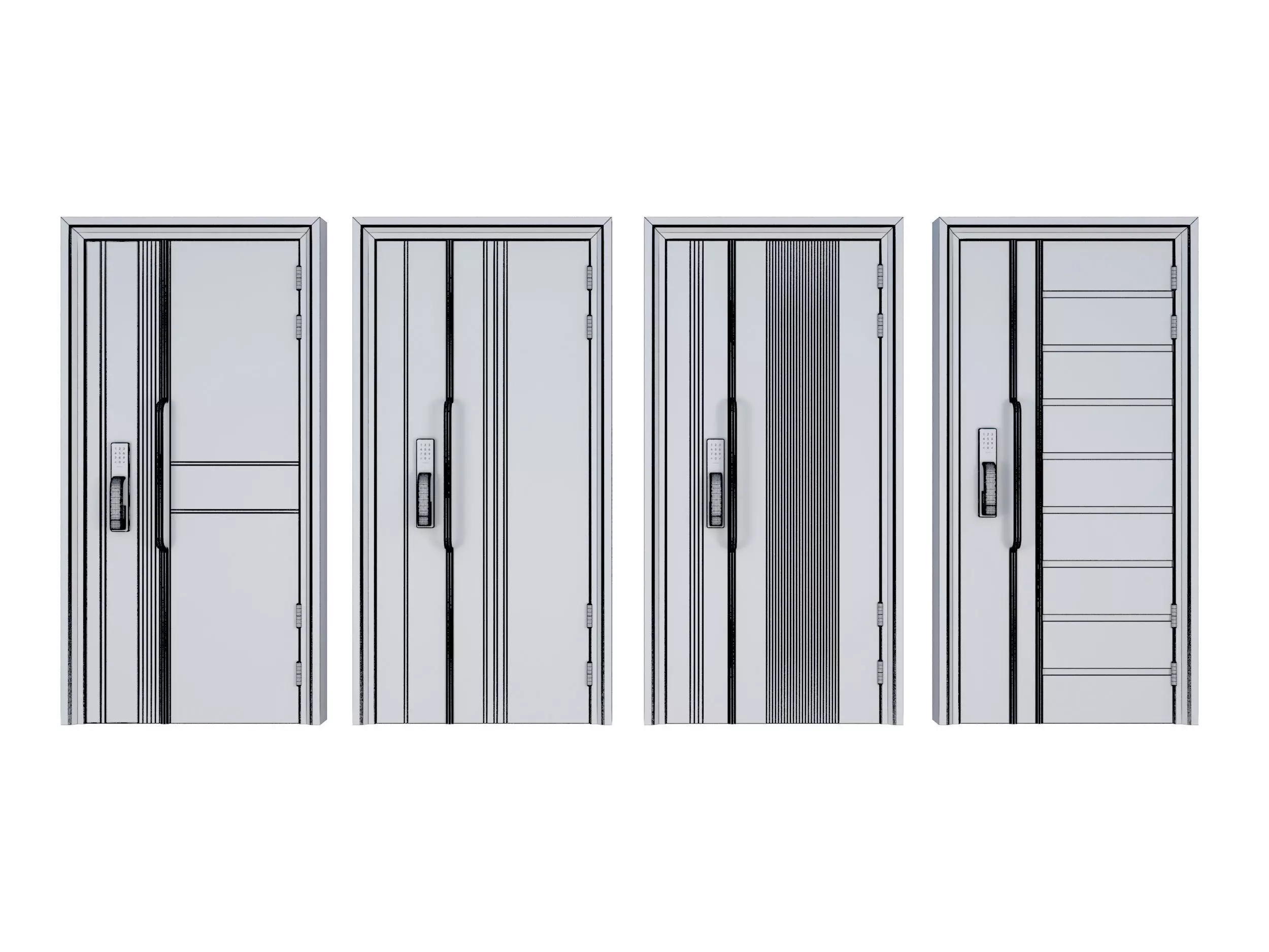 interior door 3D model_5