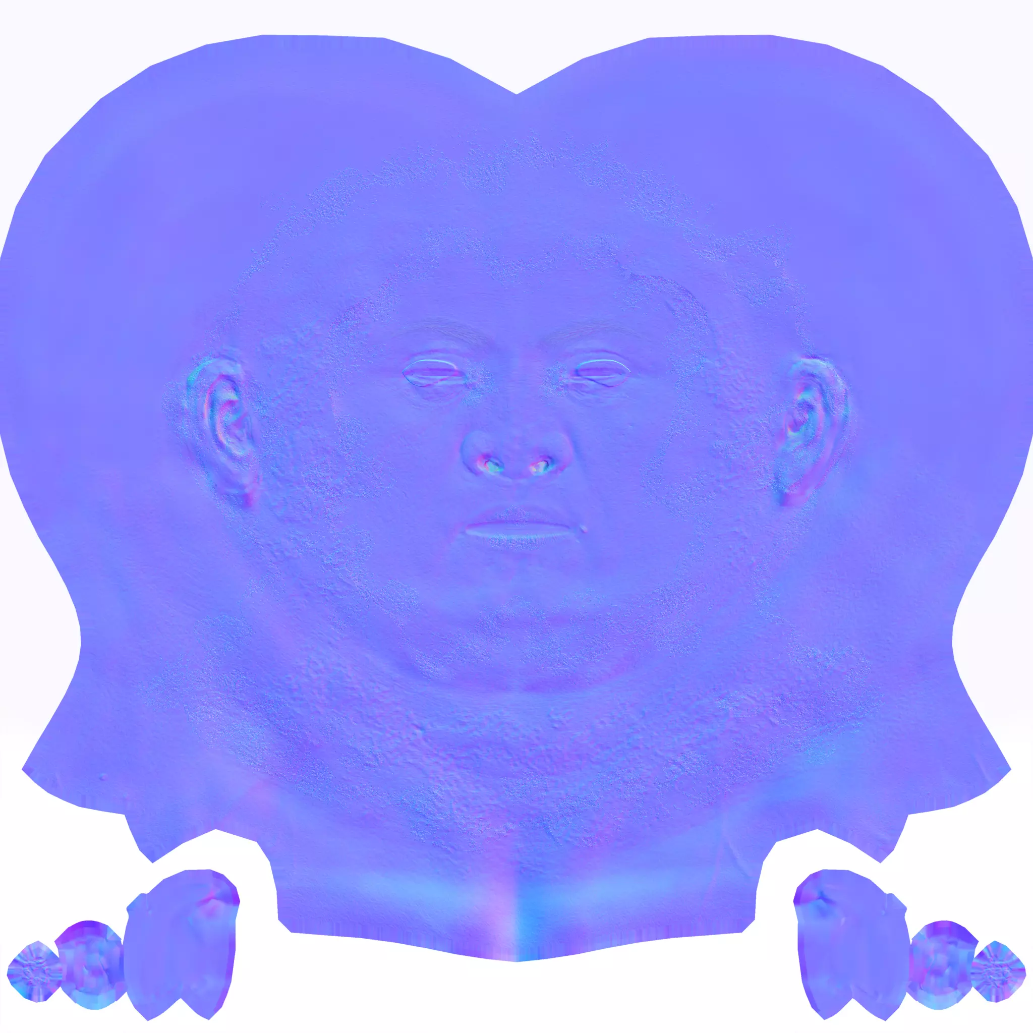 Character The Shadow Enchantress Low-poly 3D model_515