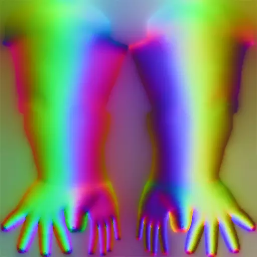 Character The Shadow Enchantress Low-poly 3D model_424