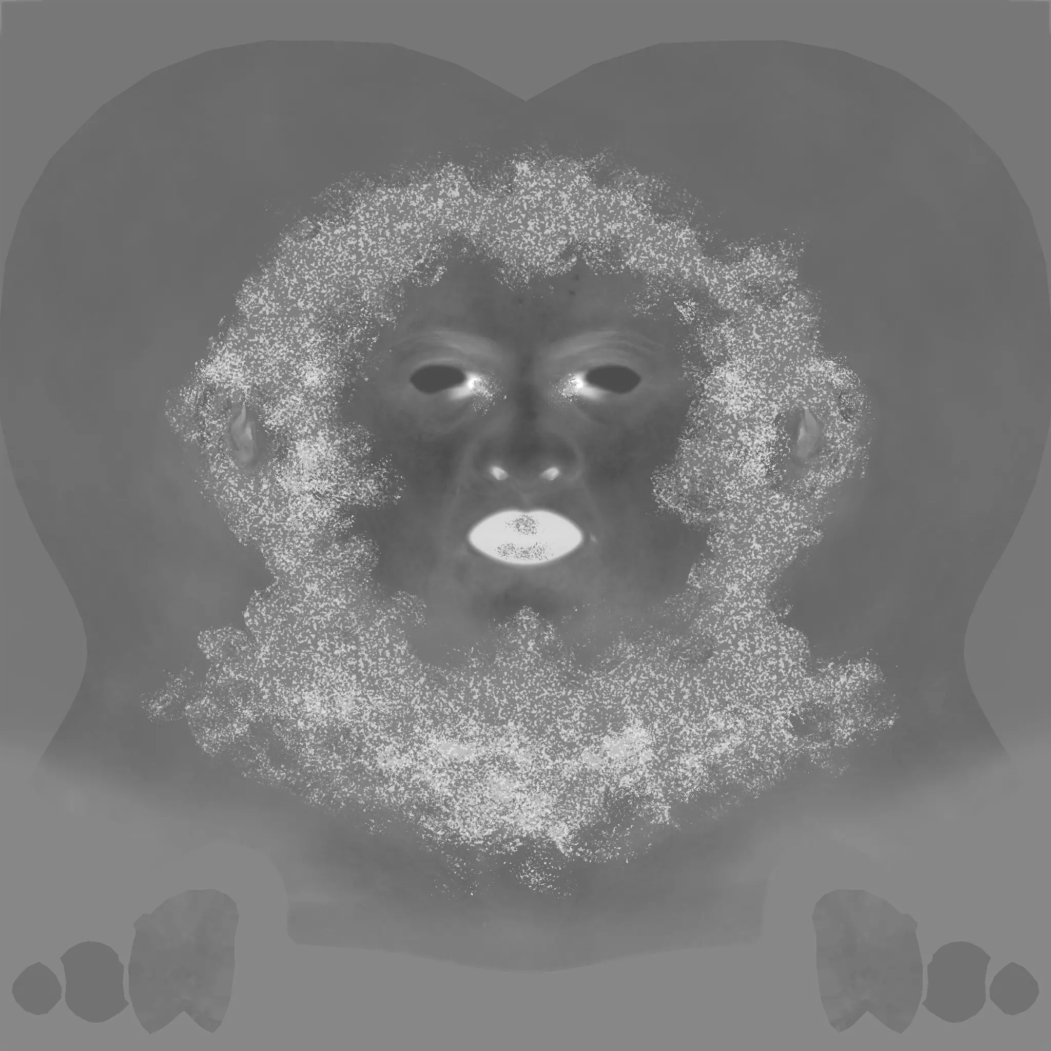 Character The Shadow Enchantress Low-poly 3D model_502