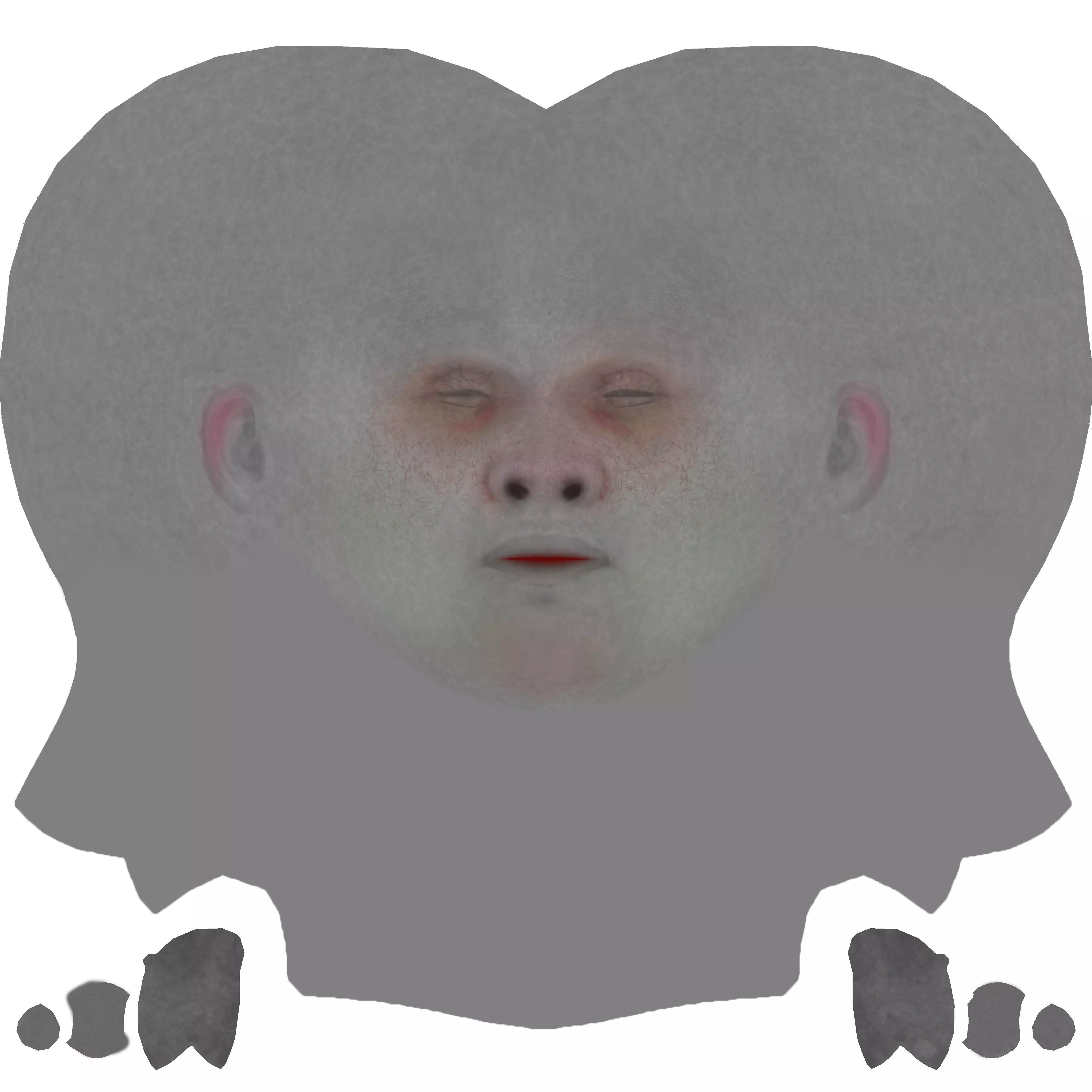 Character The Shadow Enchantress Low-poly 3D model_489