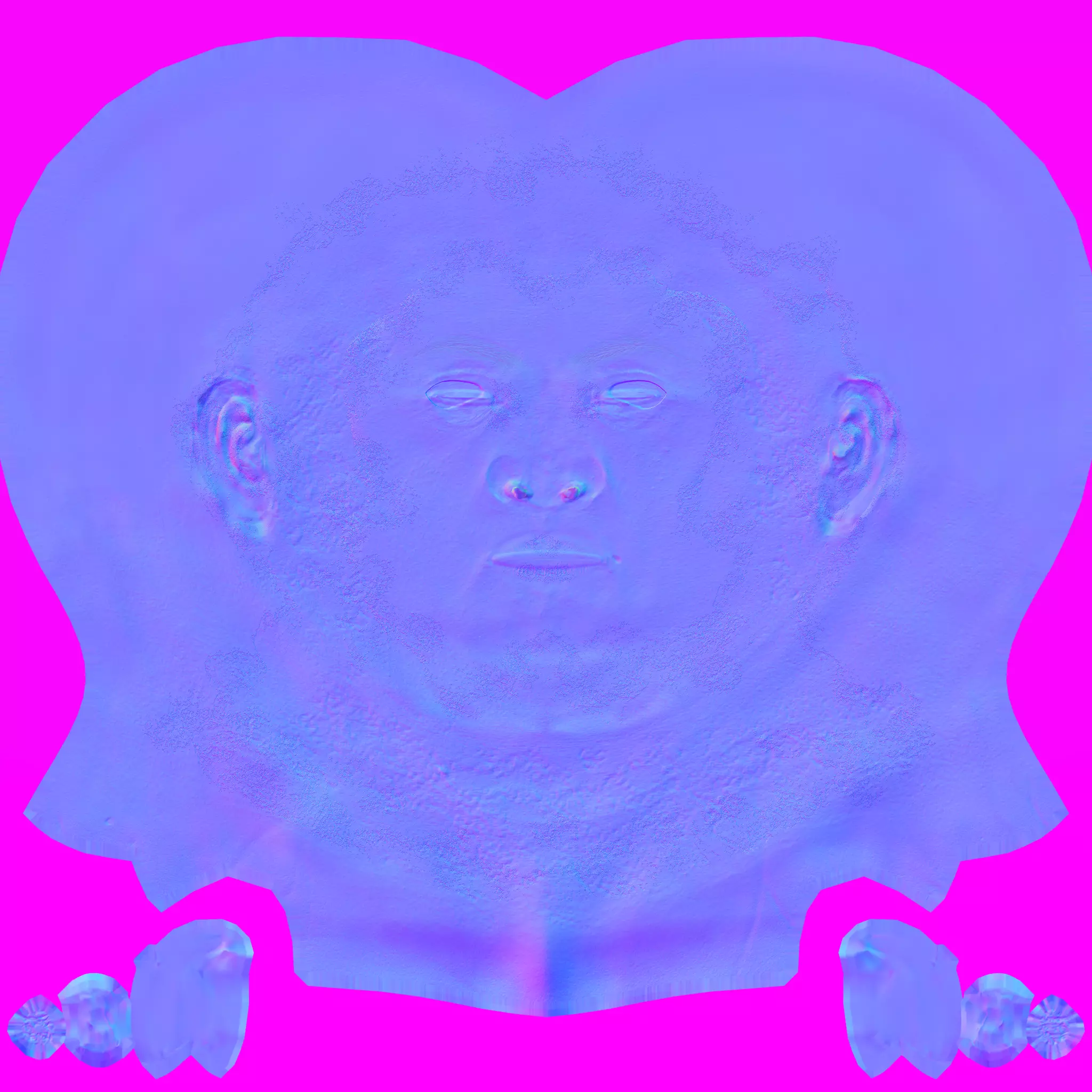 Character The Shadow Enchantress Low-poly 3D model_516