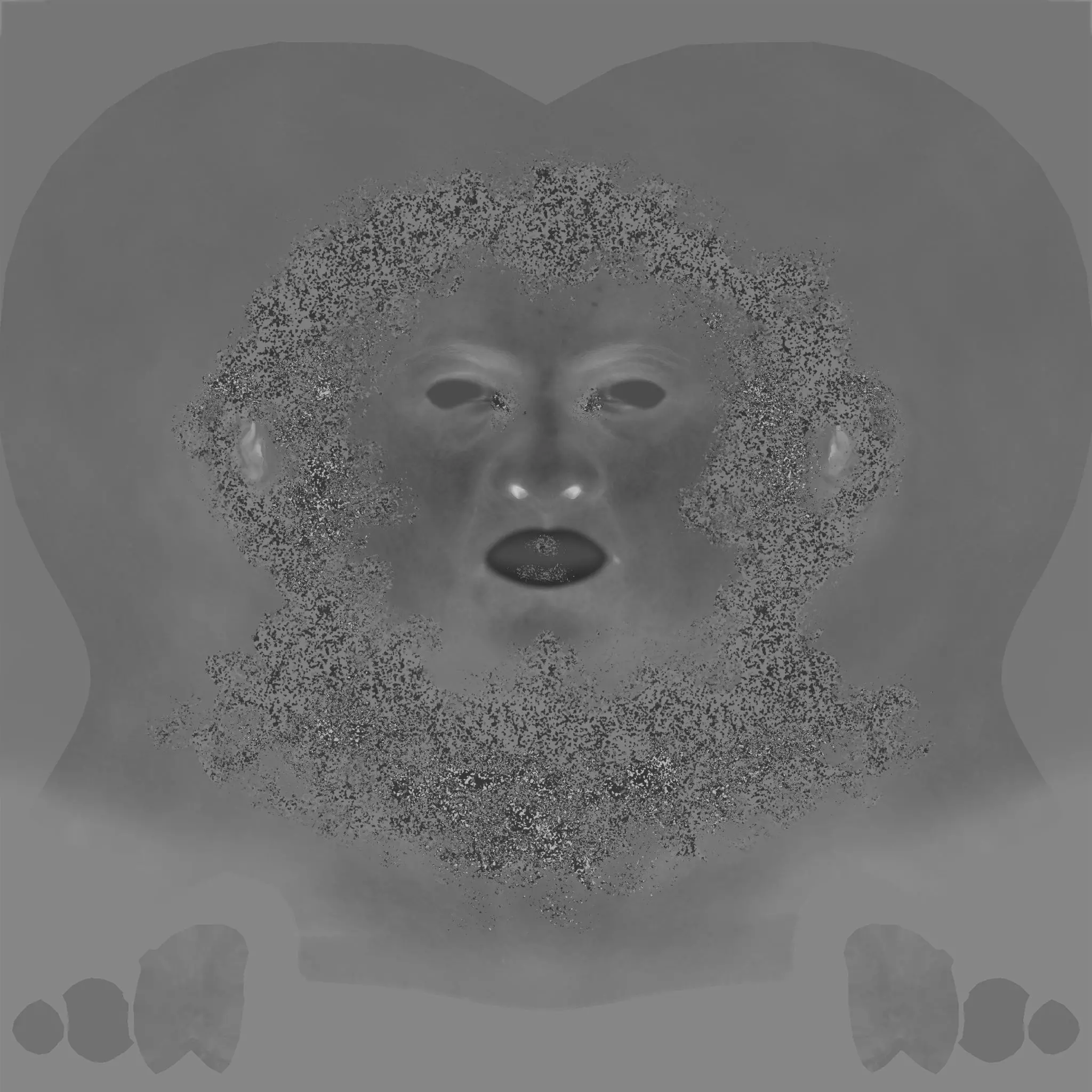 Character The Shadow Enchantress Low-poly 3D model_553