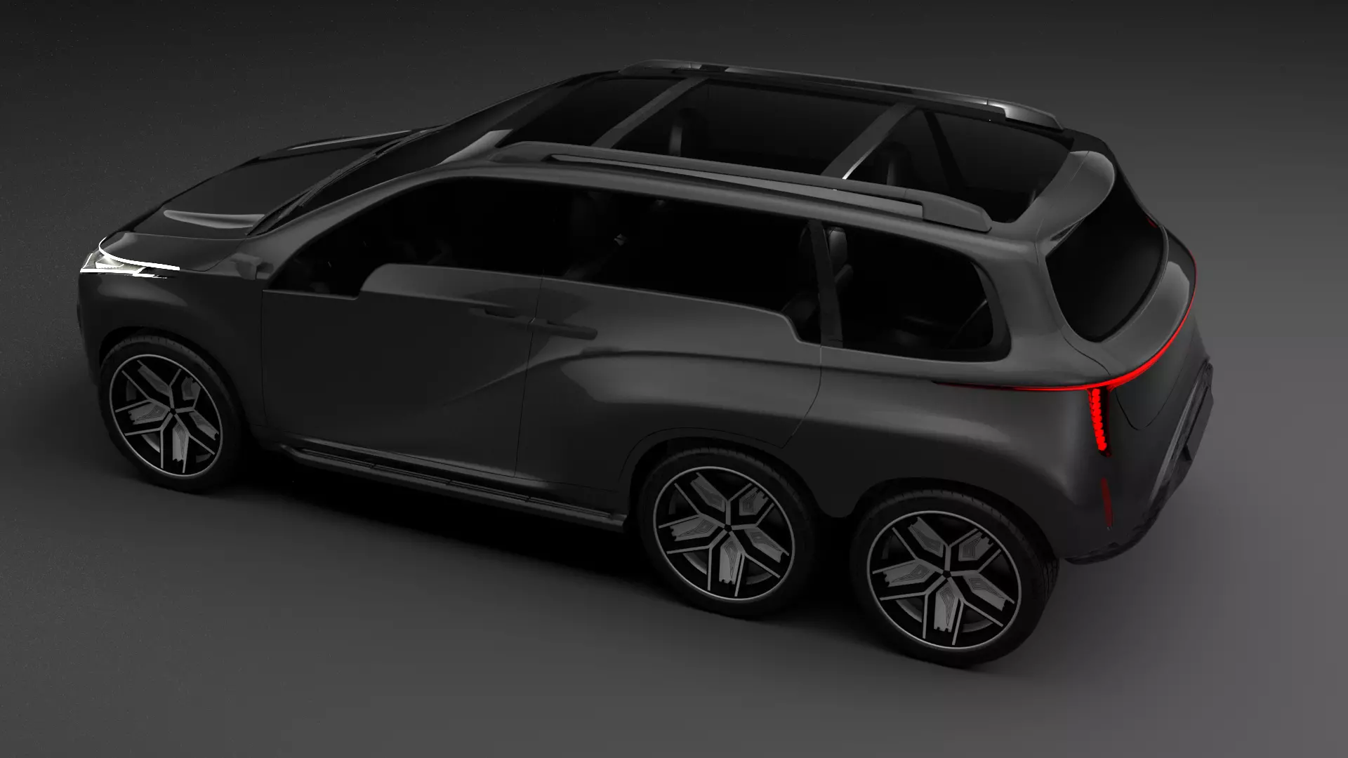 6x6 SUV Concept 3D model_8