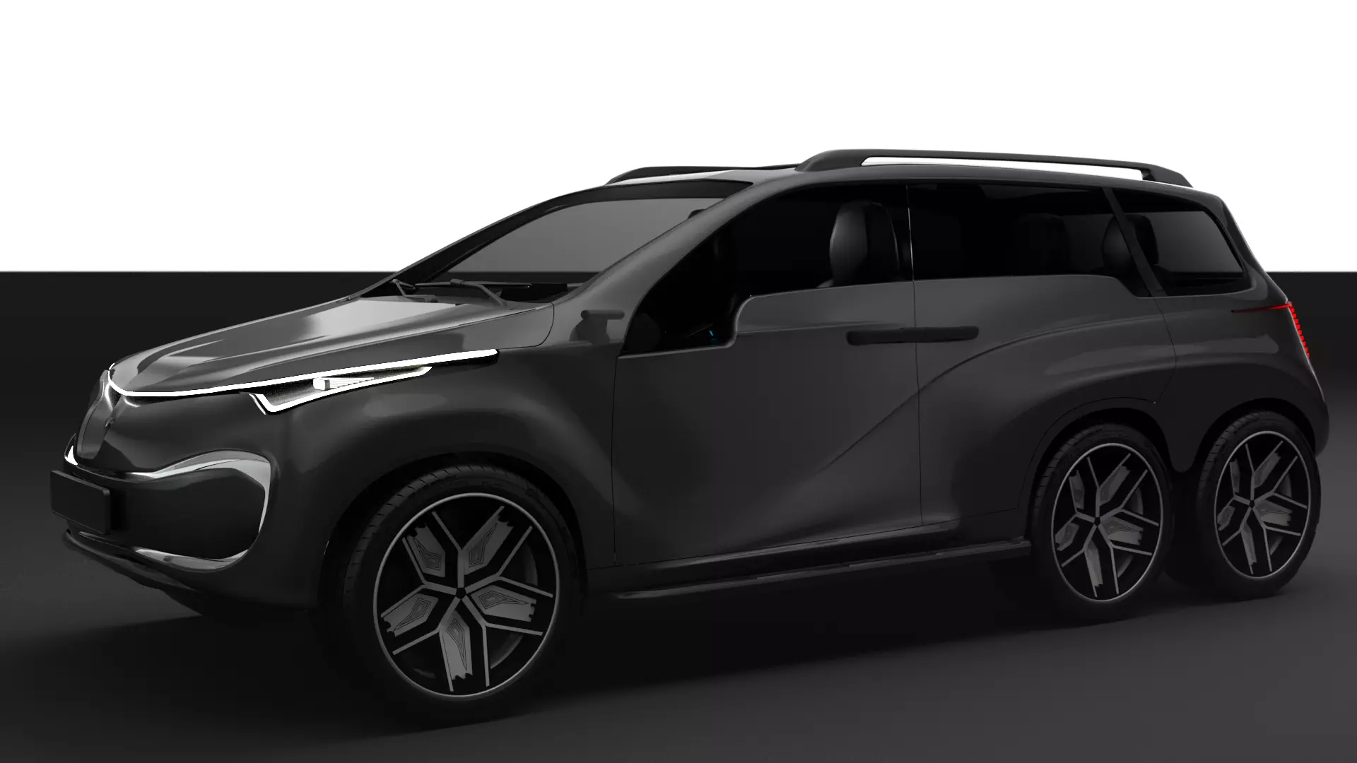 6x6 SUV Concept 3D model_1