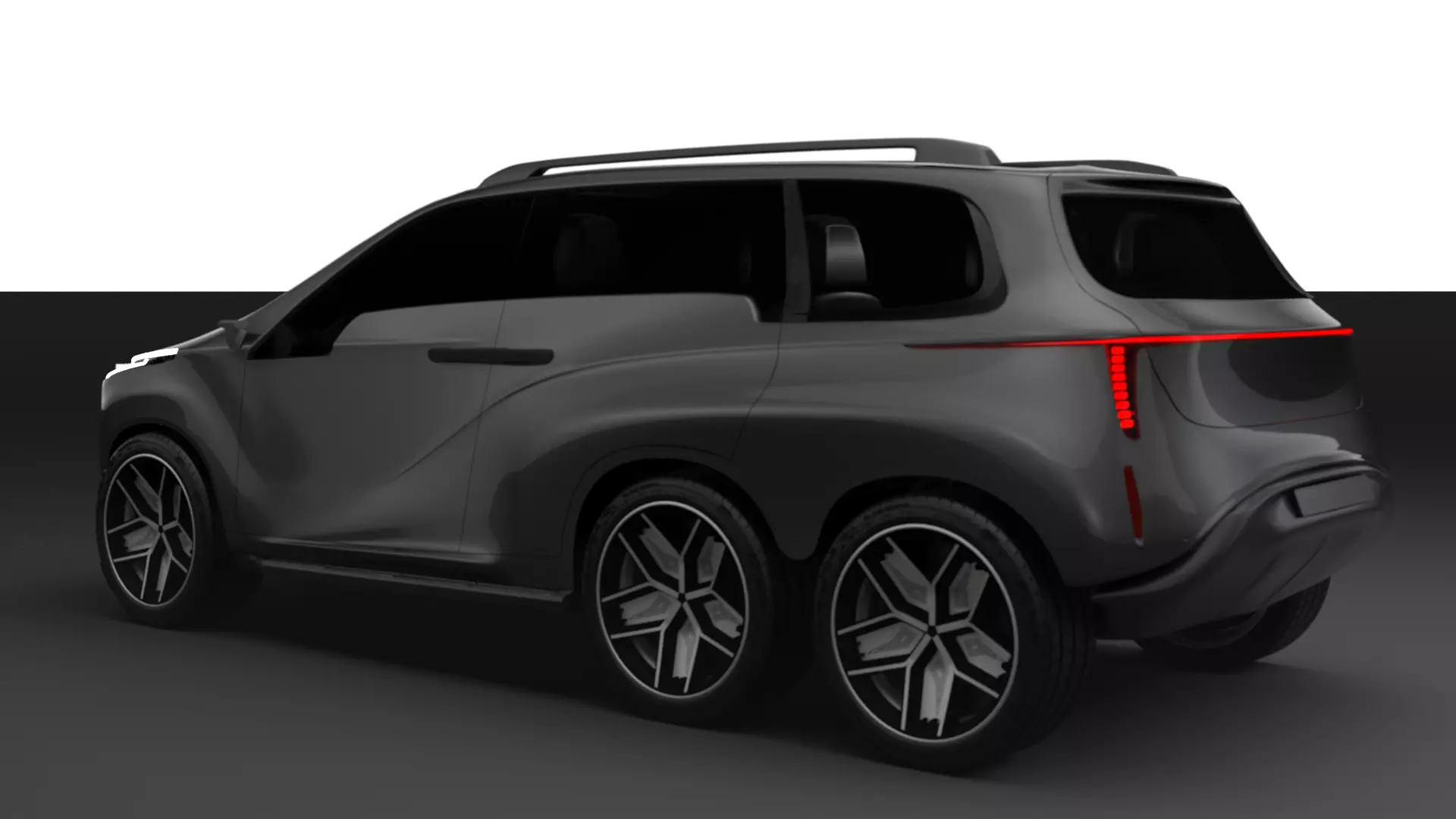 6x6 SUV Concept 3D model_4