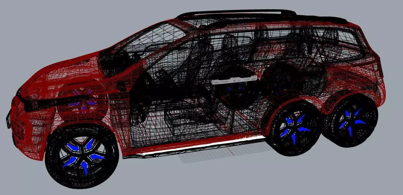 6x6 SUV Concept 3D model_10