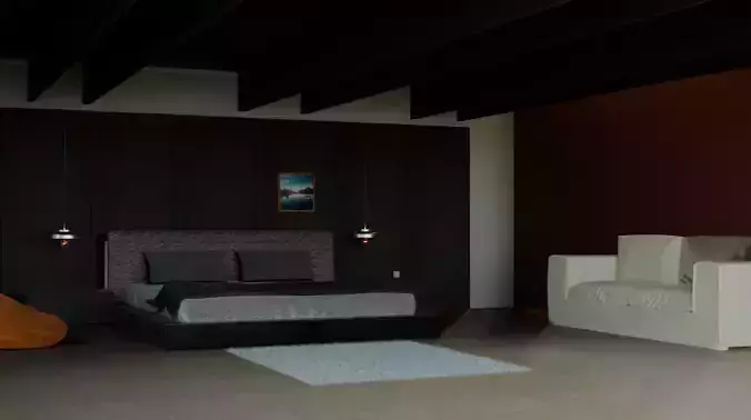 Modern Minimalist Bedroom