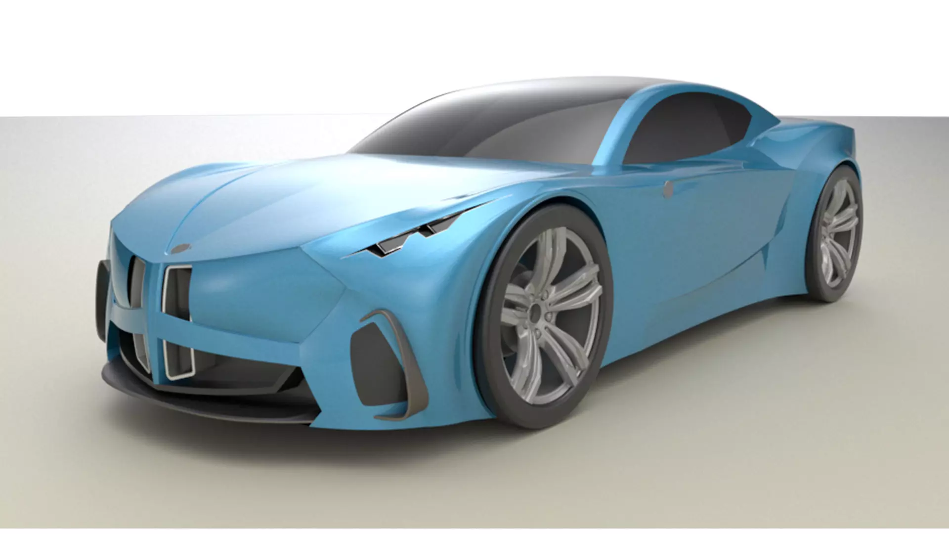 Tratos Coupe Concept Car 3D model_0