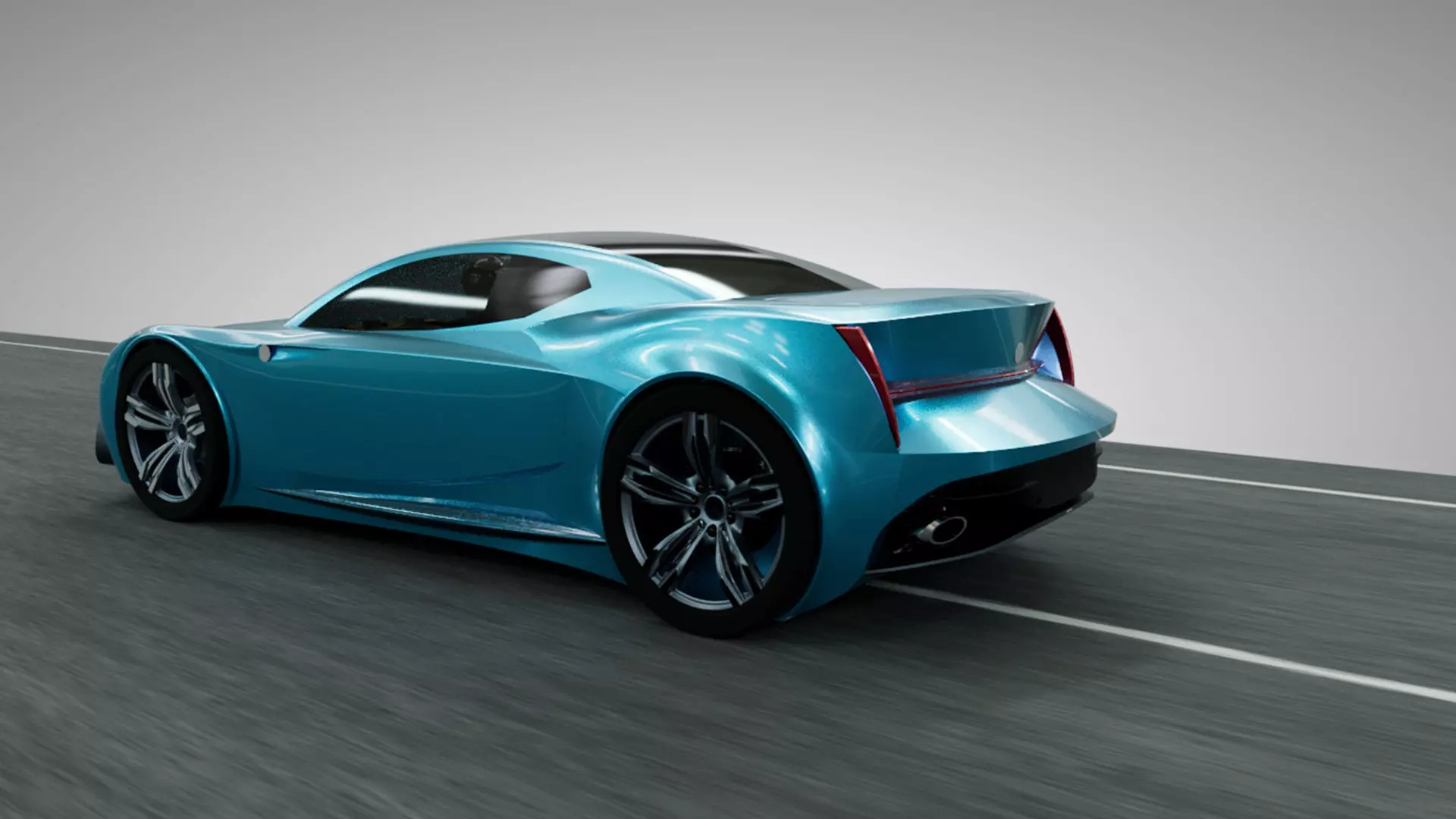 Tratos Coupe Concept Car 3D model_3