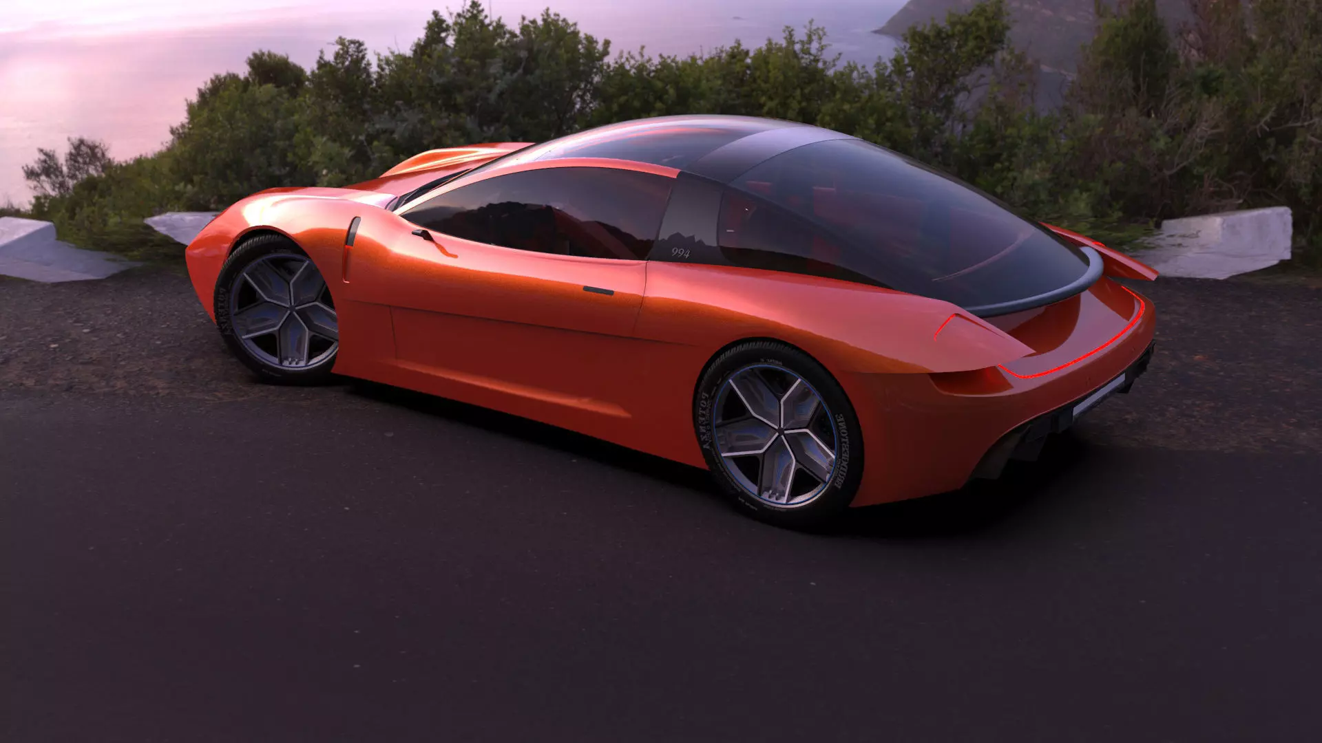 Coupe Concept Design 3D model_6