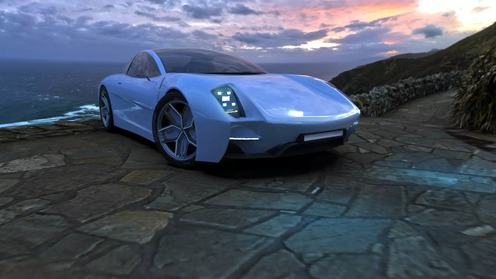 Coupe Concept Design 3D model_9