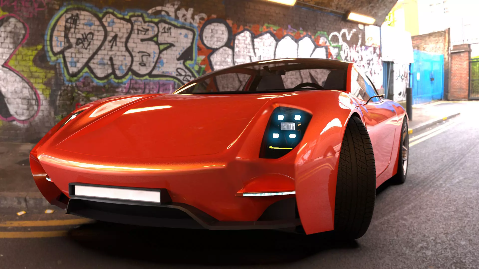 Coupe Concept Design 3D model_4