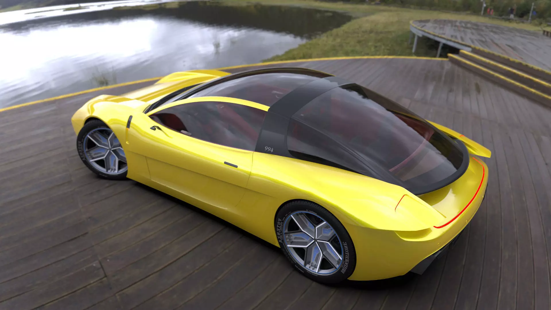 Coupe Concept Design 3D model_2