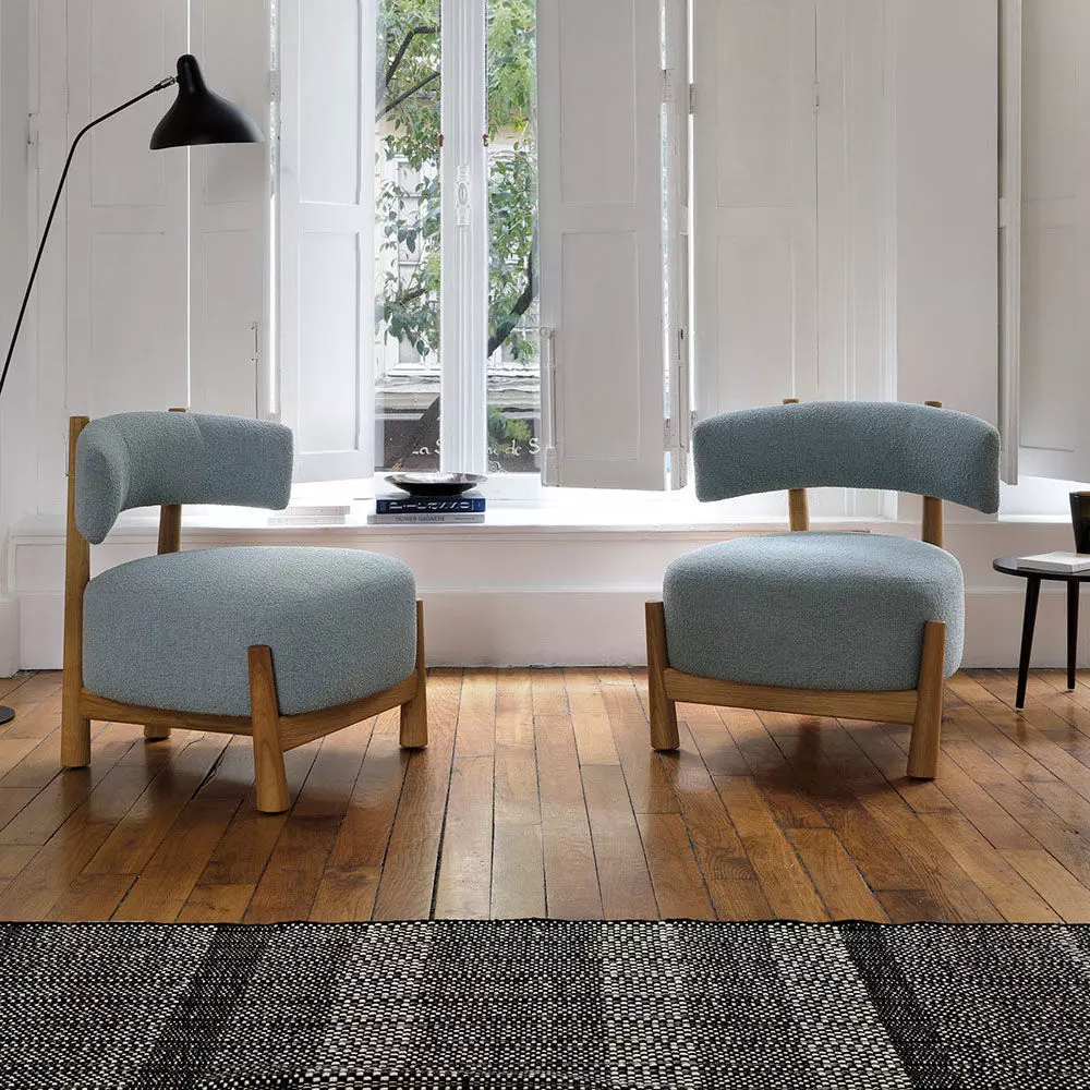 Scandinavian Modern Accent Chair 3D Model  Low-poly 3D model_0