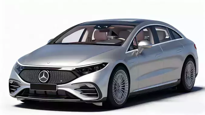 High-Detail Mercedes Benz EQS