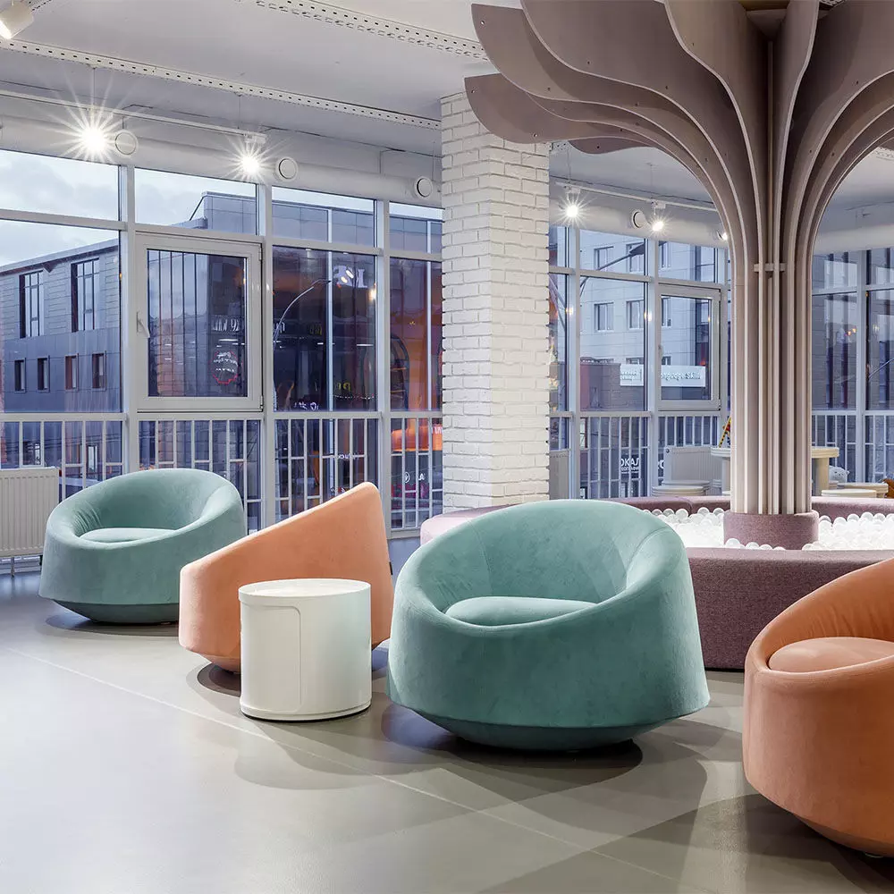 Modern Velvet Barrel Accent Chair 3D Model  Low-poly 3D model_0