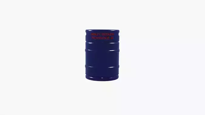 Keg 3D model 3D model