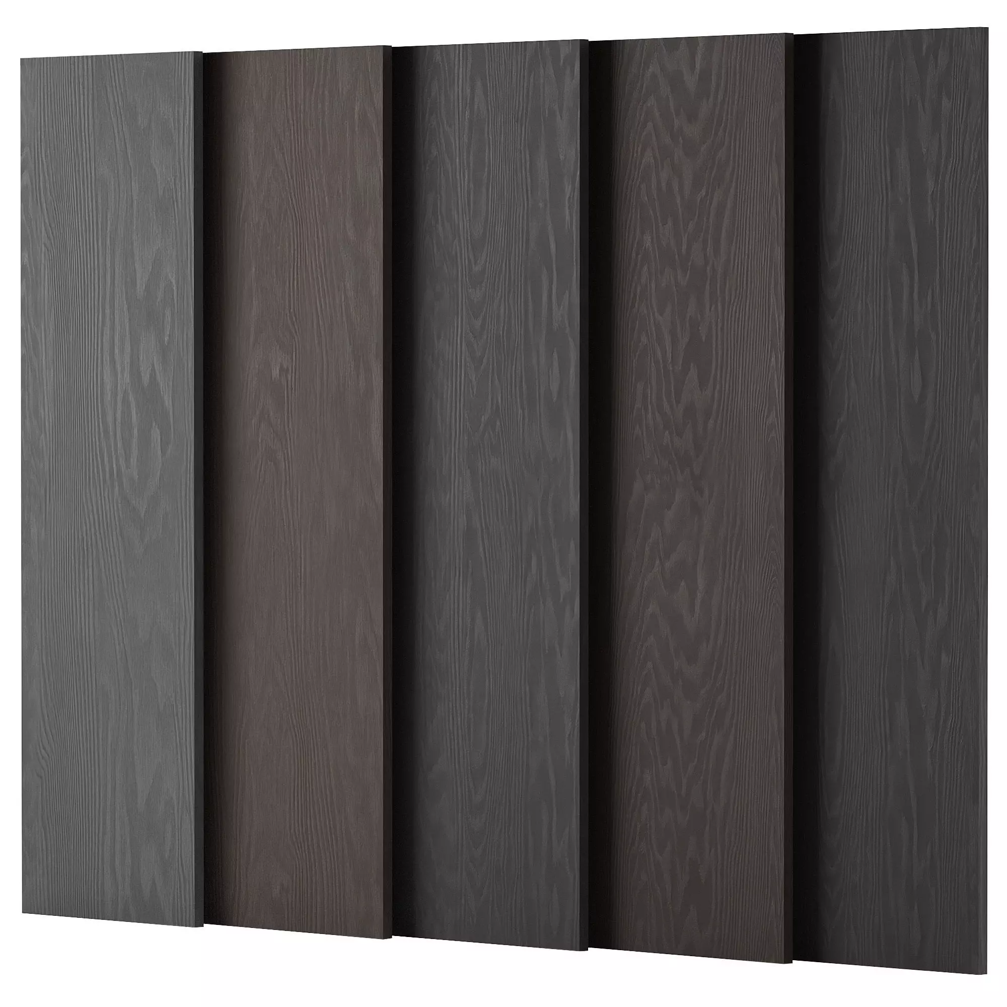 Black Stained Oak Tinted Wood Material 01 Texture_0