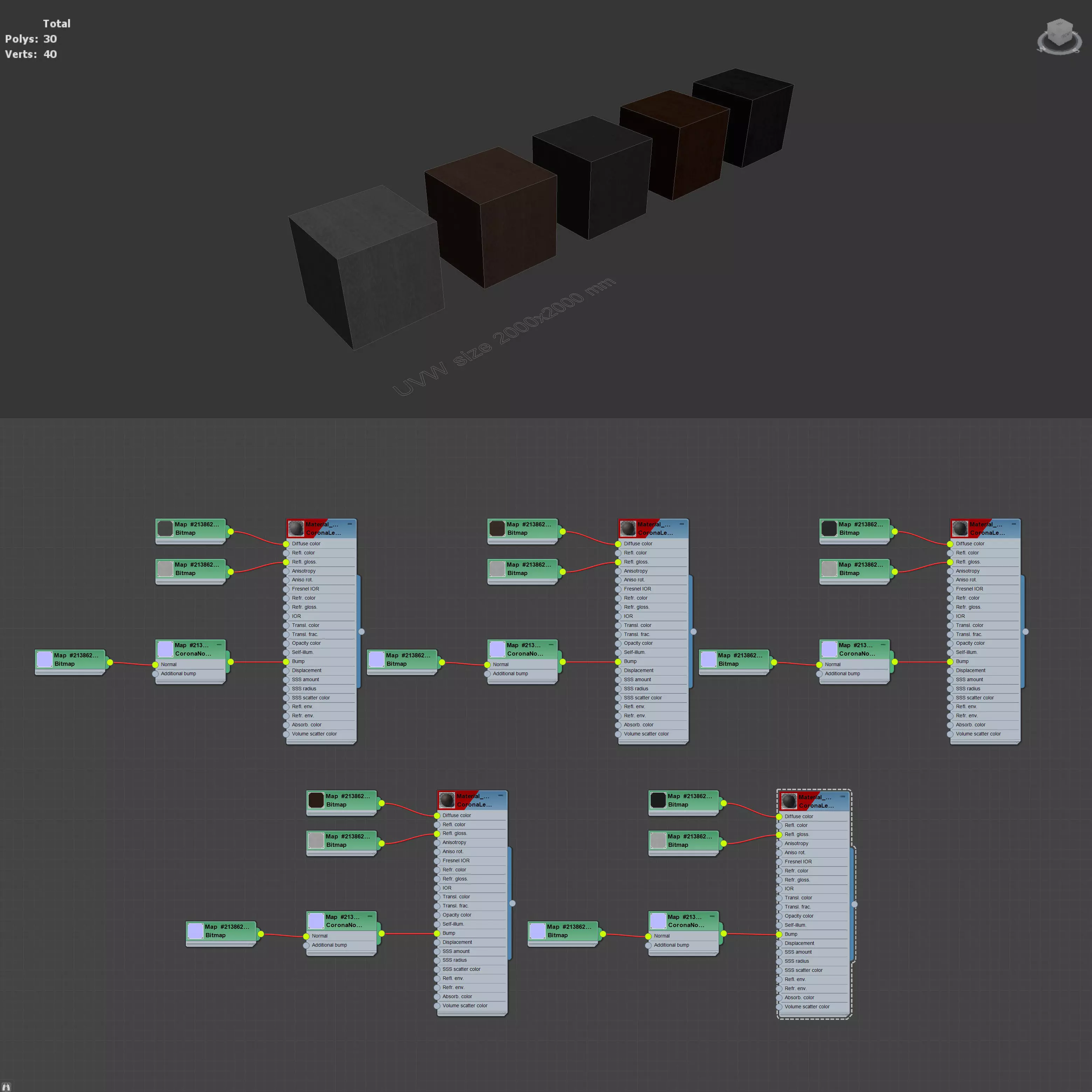 Black Stained Oak Tinted Wood Material 01 Texture_7