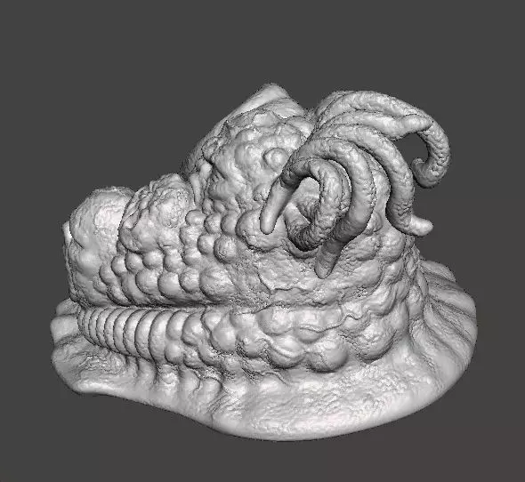 TENTACLE MONSTER CREATURE MODEL FIGURE HORROR FANTASY GAMES RPG 3D print model_8