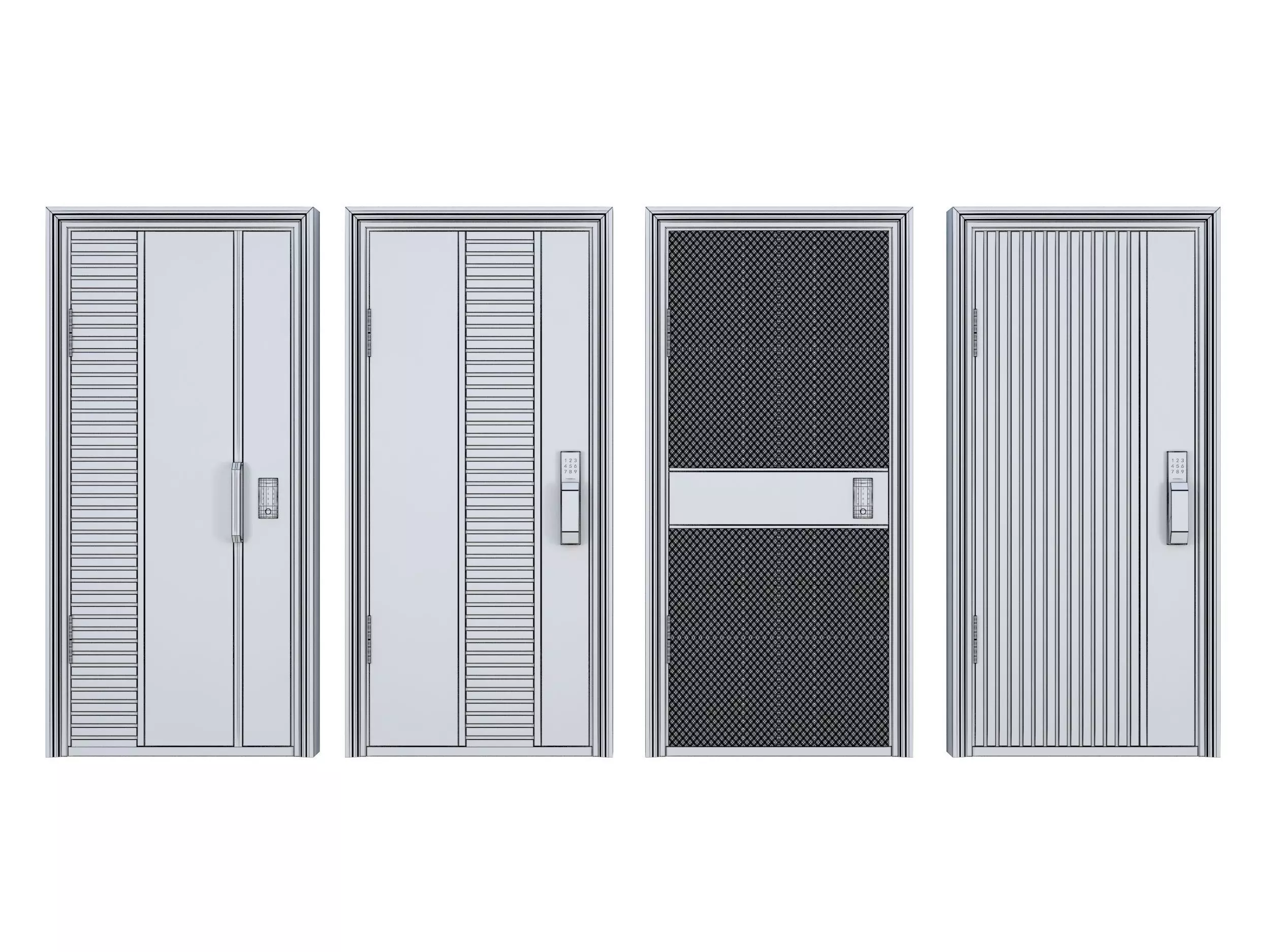 interior door 3D model_5