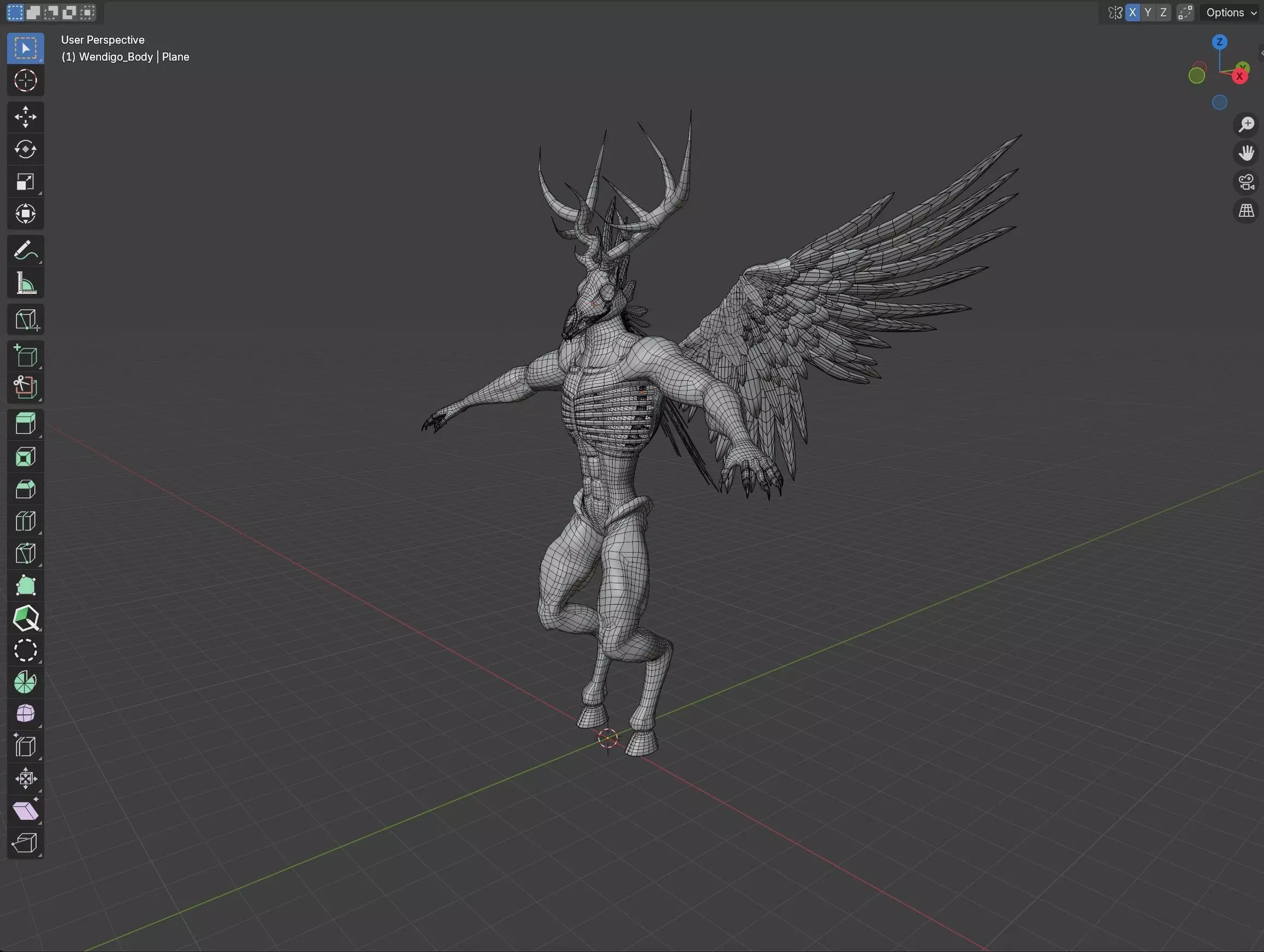 Wendigo 3D model_3