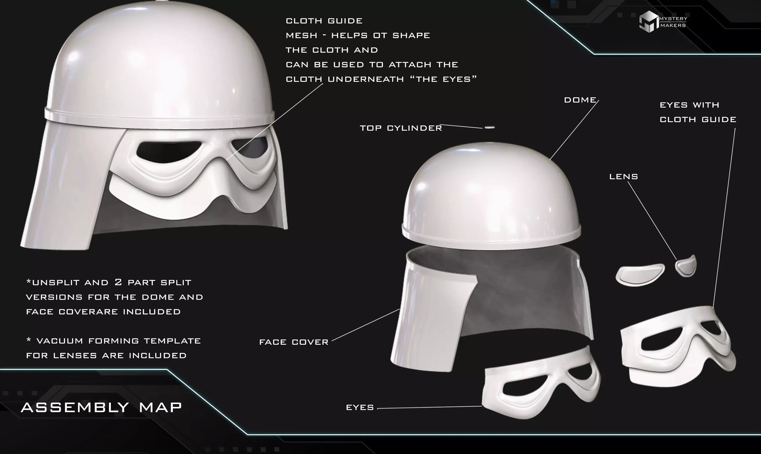 Snowtrooper helmet 3D print model_1