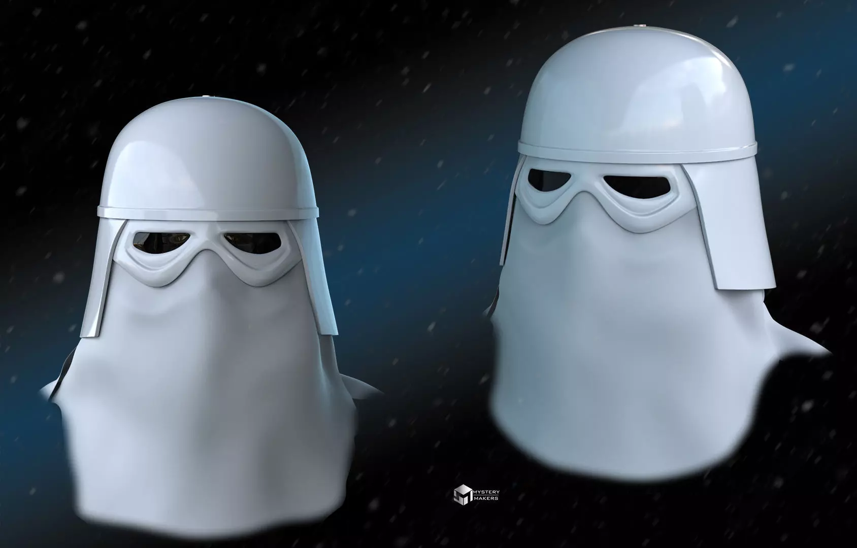 Snowtrooper helmet 3D print model_0