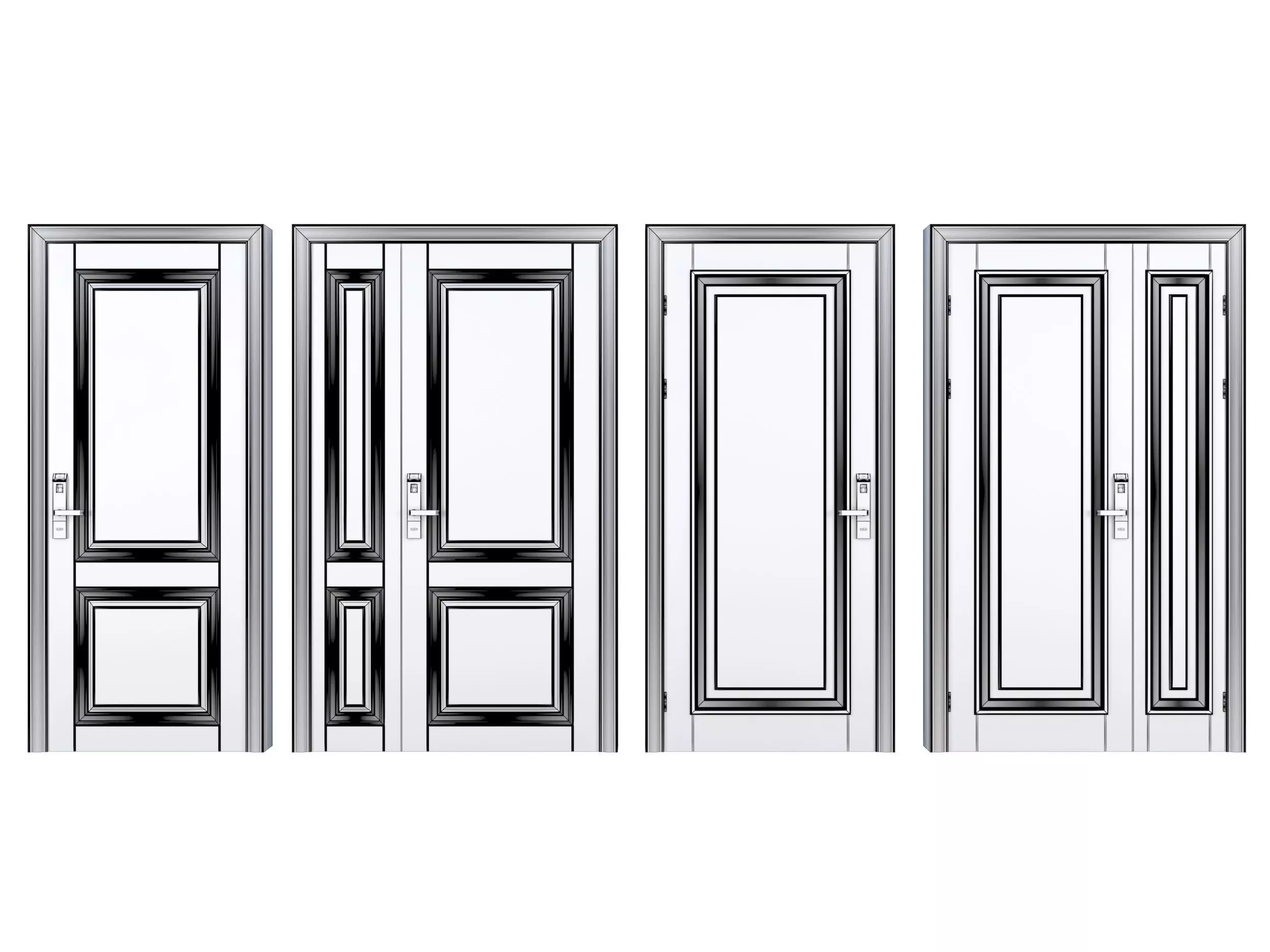 interior door 3D model_5
