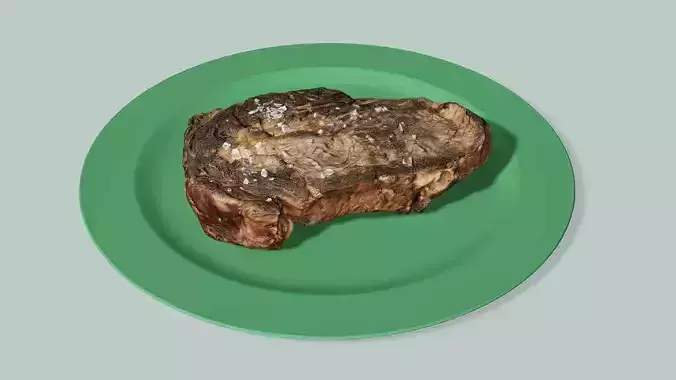 Exclusive Food Set For Lunch S8 Low Poly 3D Model