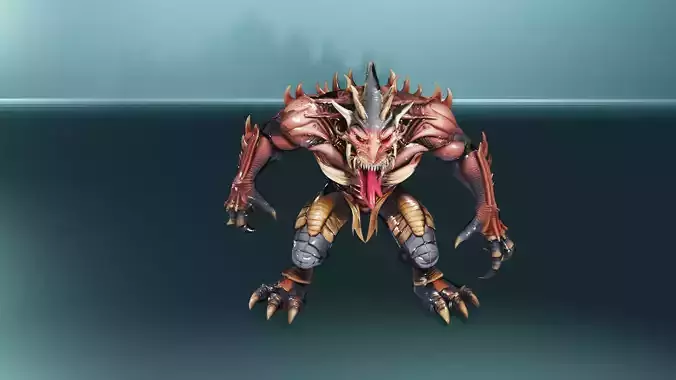 The Abyssal Harbinger of Eternal Nightmares 3D model