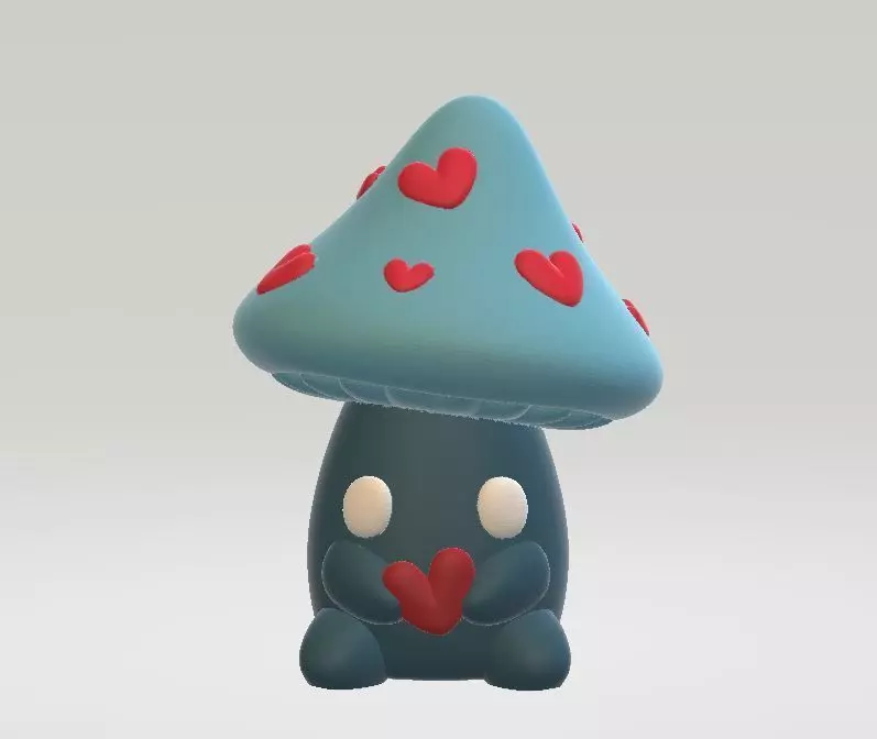 mushrom giro 3d printable model 3D print model
