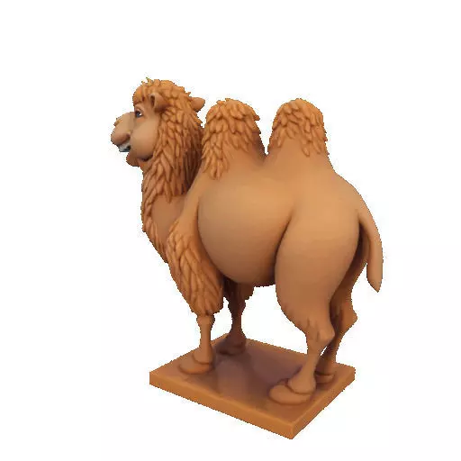 2330  Laughing Camel 3D Printed Full  Figure Statue 3D print model_33