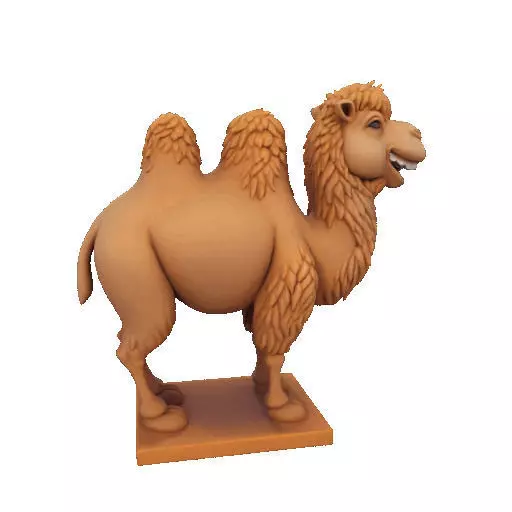 2330  Laughing Camel 3D Printed Full  Figure Statue 3D print model_22