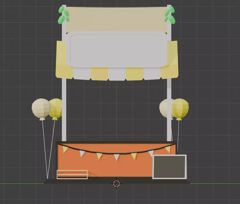 Kid Shop Props Low-poly 3D model_4